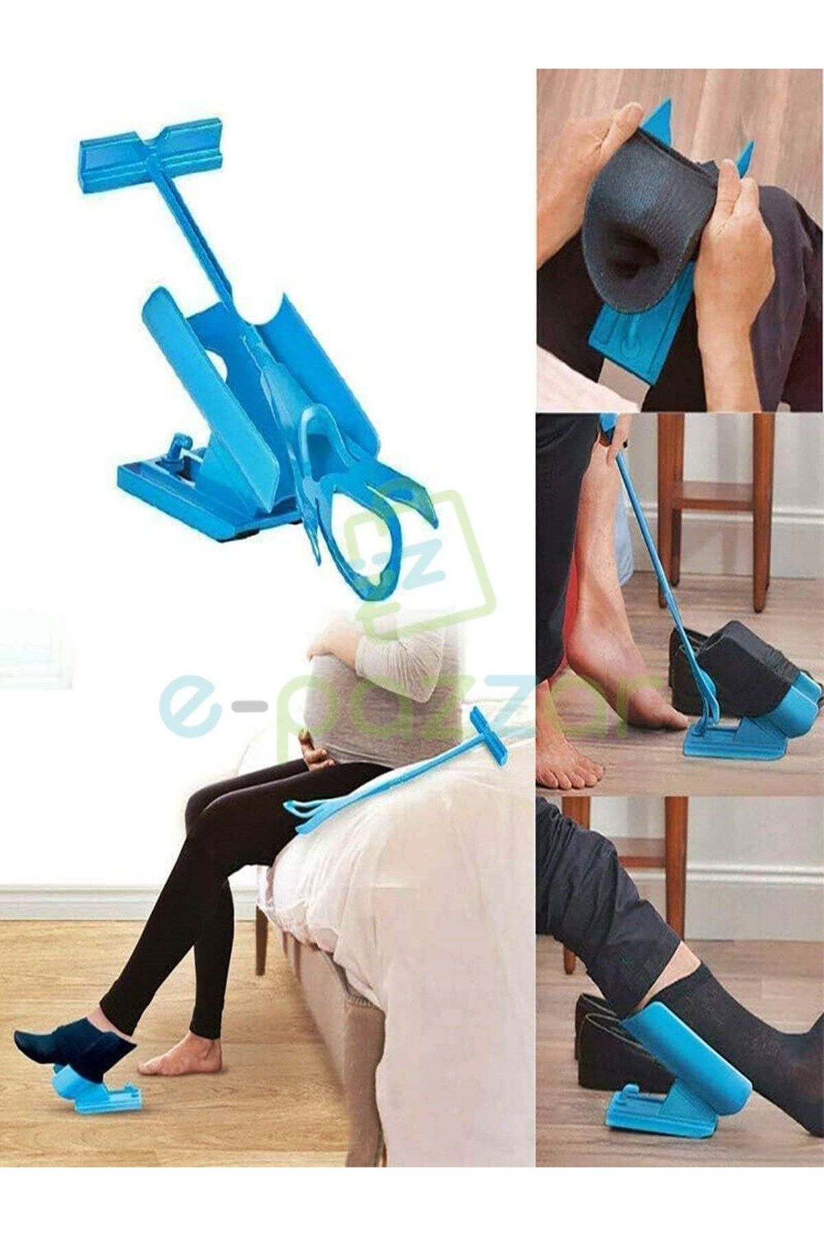 La Push Concept Hamile, Kilolu, Yaşlı Ve Hareket Kısıtlılar İçin Pratik Yardımcı Çorap Giyme Ve Çıkarma Aparatı