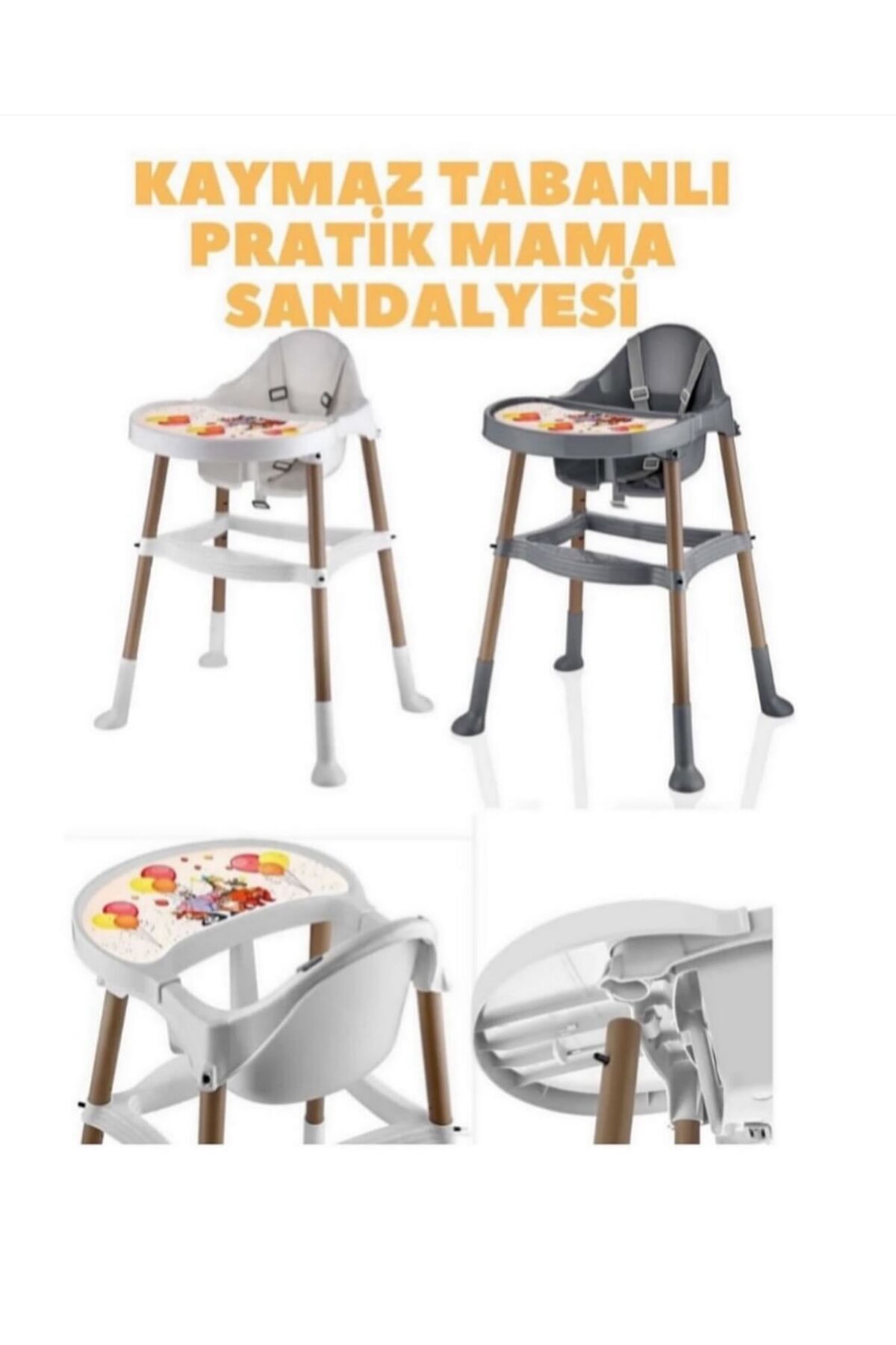 TURHAN BEBE Yeni Doğan OSLO Bebek Çeyiz Seti BEŞİK + BEBEK ARABASI + PUSET +YÜRÜTEÇ+MAMA SANDALYESİ... fotoğrafı 5 (önizleme)