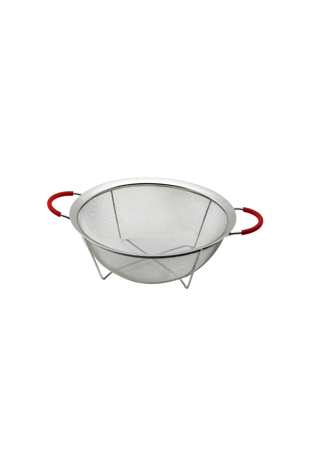 STOREMAX lbstorex 22CM TEL SEPET METAL SÜZGEÇ SİLİKON KILIFLI KULP METAL ÇERÇEVE - AYAK Newdsng 1116818