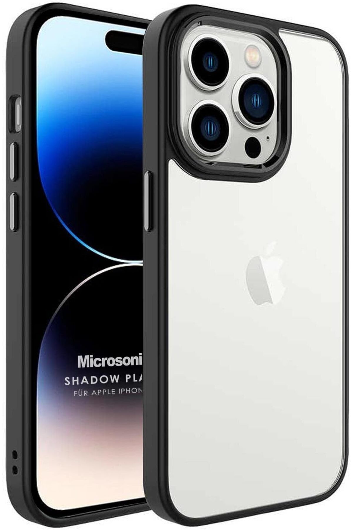 STOREMAX htpshopmx iPhone 14 Pro için Kılıf Shadow Planet Siyah [iPhone 14 Pro ile Uyumlu Kılıf - Siyah]