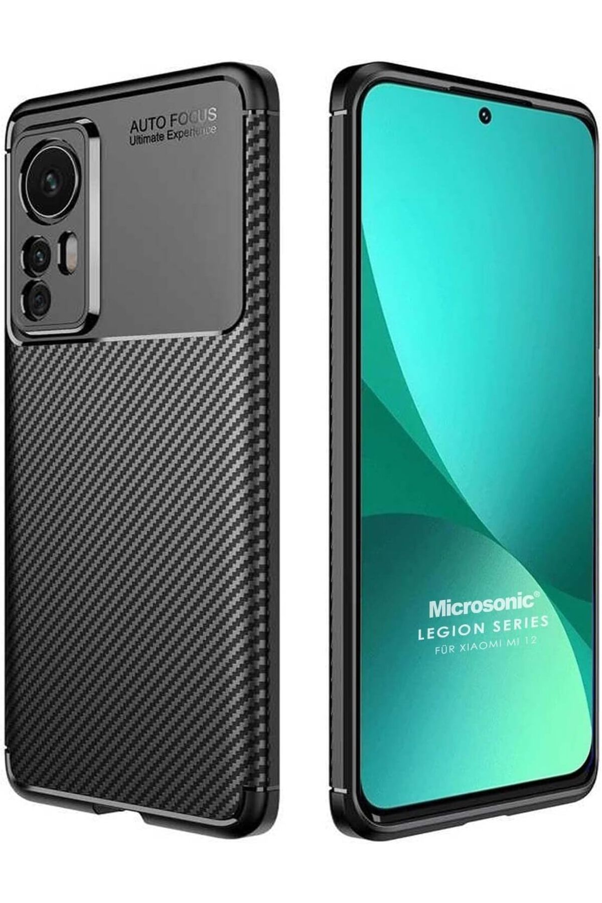 STOREMAX nffashopm Xiaomi Mi 12 için Kılıf Legion Series Siyah [Mi 12 ile Uyumlu Kılıf - Siyah] storesta