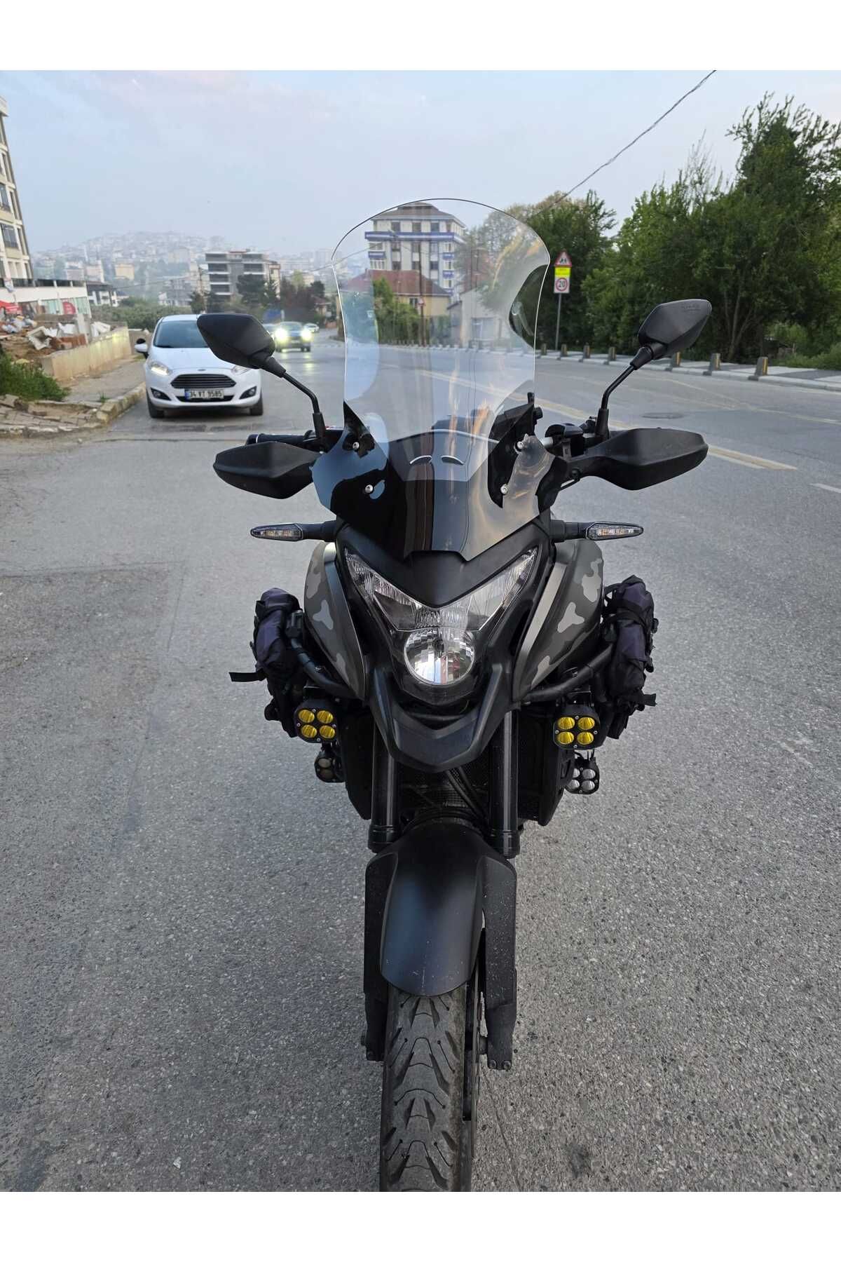 Honda VFR 1200 Siperlik Ön Cam 2012-2015 Model 58cm Şeffaf Renkli 4mm
