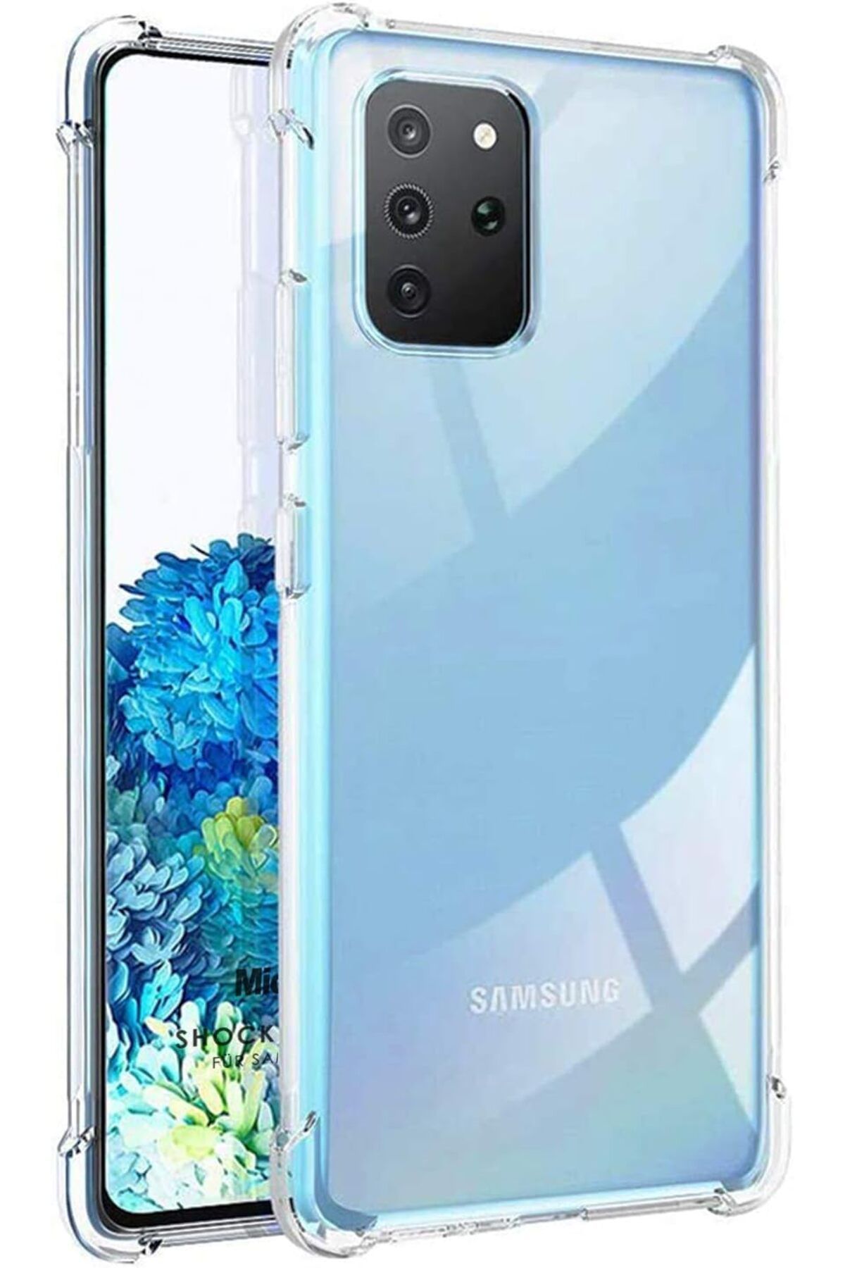 STOREMAX htpshopmx Shock Absorbing için Kılıf Galaxy S20 Plus Şeffaf [Galaxy S20 Plus ile Uyumlu Kılıf