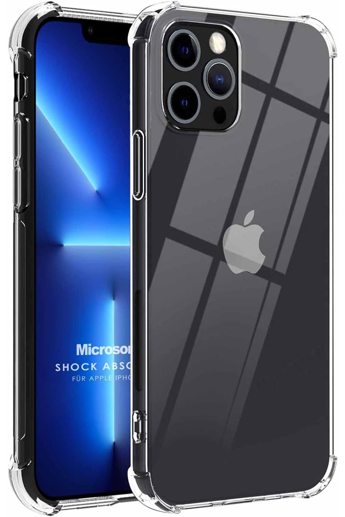 STOREMAX bystoreby iPhone 13 Pro Max için Kılıf Shock Absorbing Şeffaf [iPhone 13 Pro Max ile Uyumlu Kıl