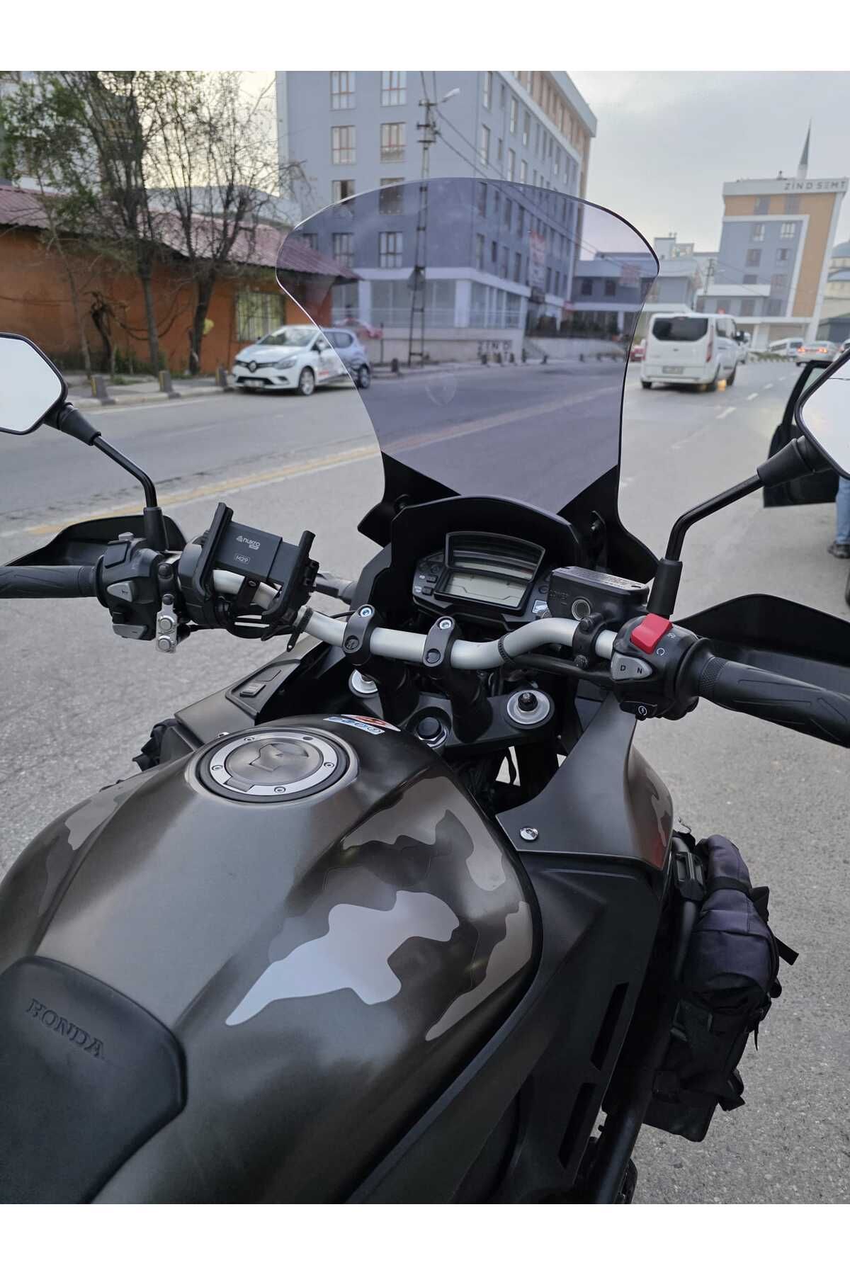 Honda VFR 1200 Siperlik Ön Cam 2012-2015 Model 58cm Füme Renkli 4mm