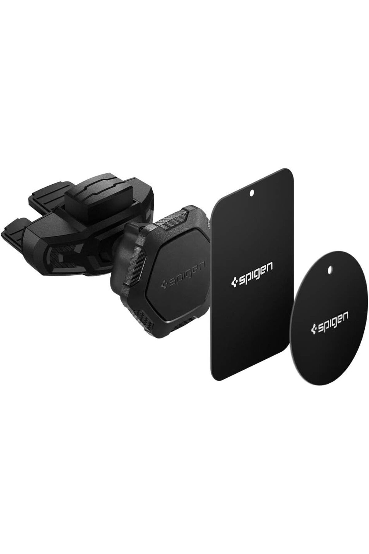 STOREMAX CD Slot Manyetik Araç içi Telefon Tutucu + 2 Adet Manyetik Plaka (Tüm Cihazlarla Uyumlu