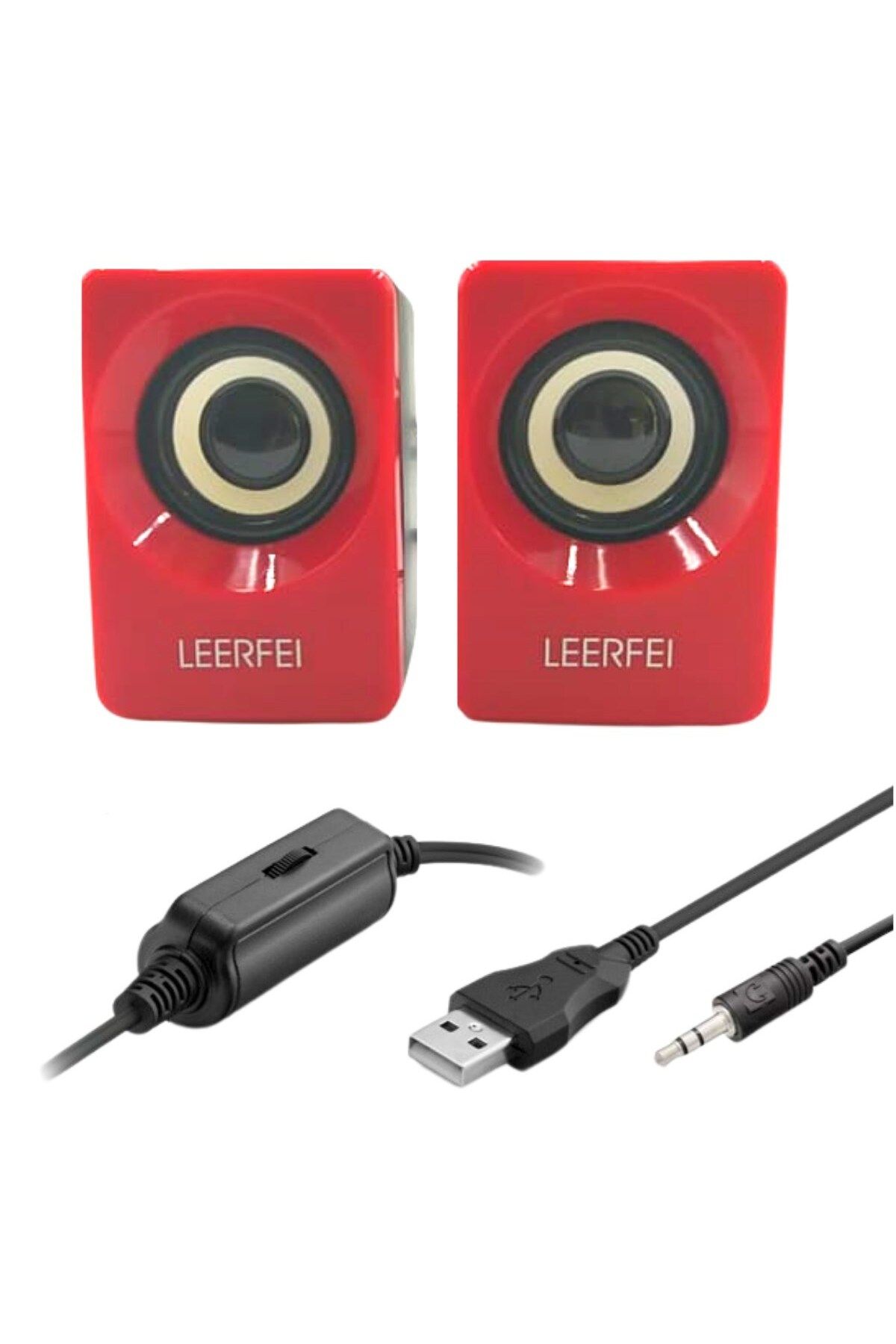 STOREMAX buxystorem N62 1+1 Multimedia USB ve Jacklı Mini Hoparlör Yüksek Stereo Ses Sistemi trendymx 9996