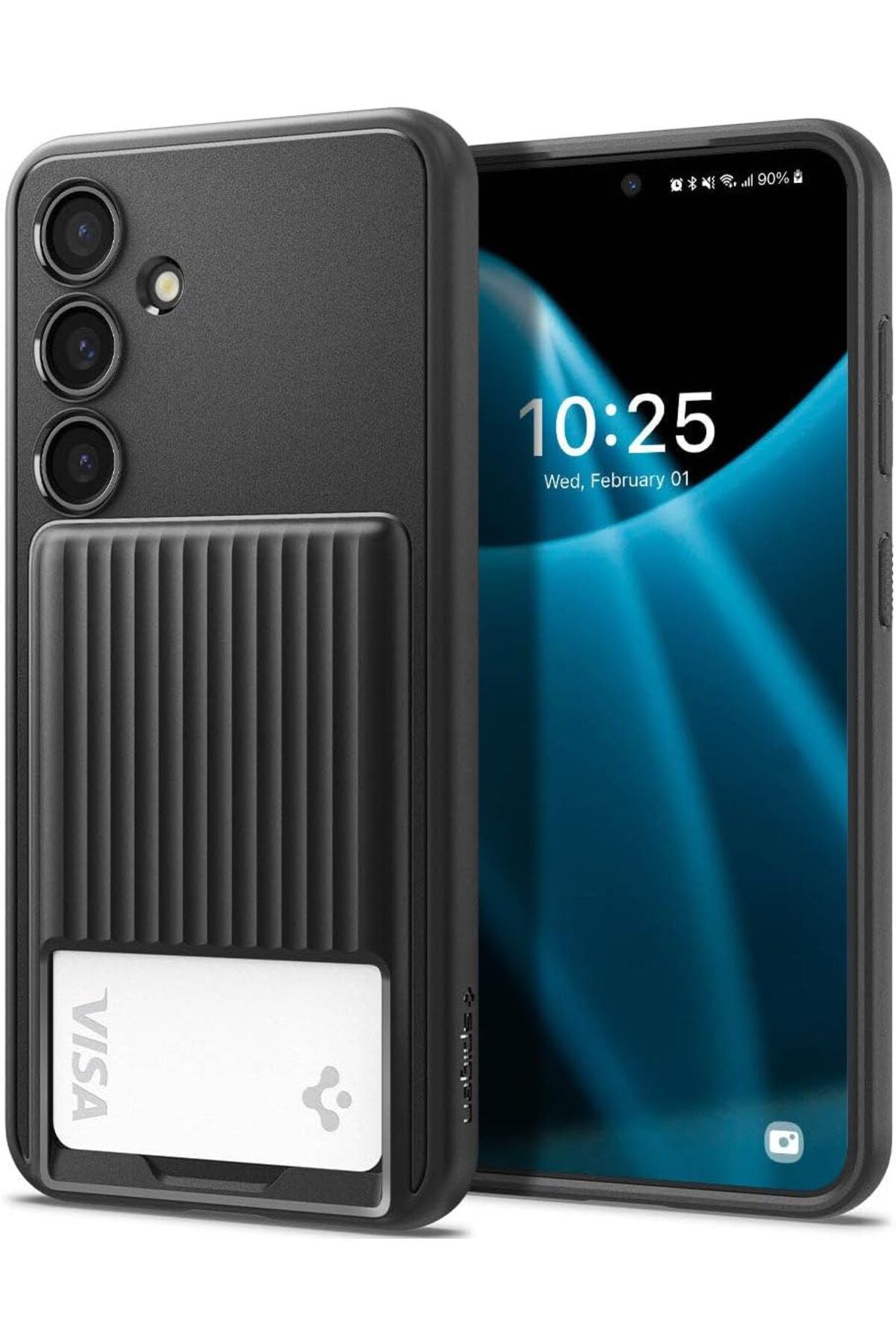 STOREMAX glpzr Galaxy S24 Kılıf Liquid Slot Matte Black - ACS07360 trendybuy 1109110