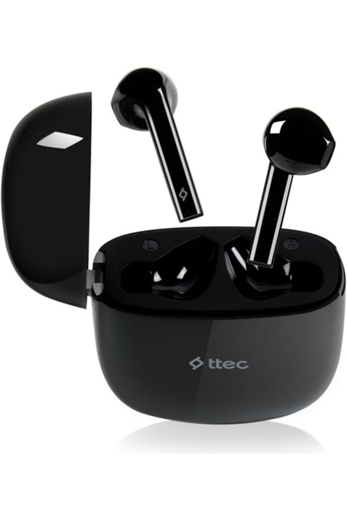 yenibagshop AirBeat Go Gerçek Kablosuz TWS Bluetooth Kulaklık - Siyah