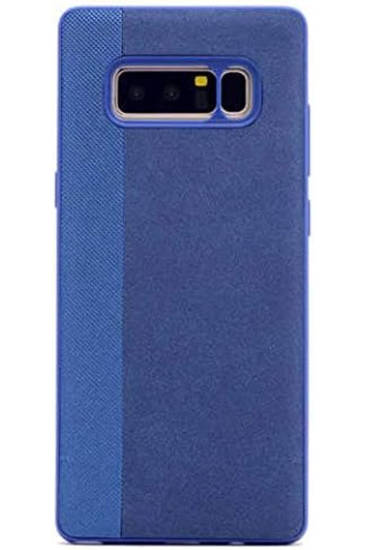 STOREMAX nffashopm Galaxy Note 8 Uyumlu Kadife ve Nokta Desenli Lüks Silikon Kılıf (Mavi, Galaxy Note 8)