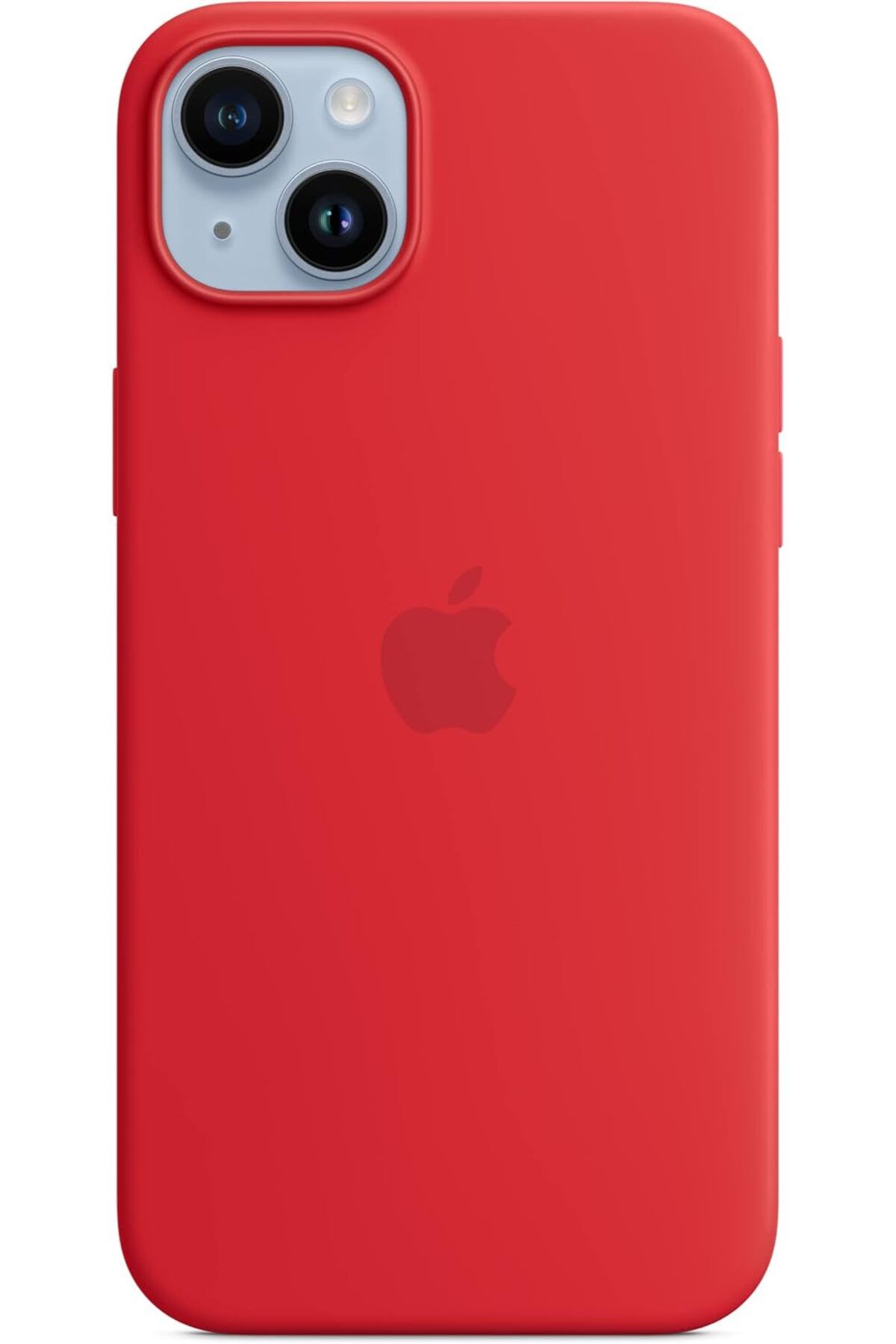 STOREMAX nffashopm iPhone 14 Plus için MagSafe özellikli Silikon Kılıf - (PRODUCT) RED