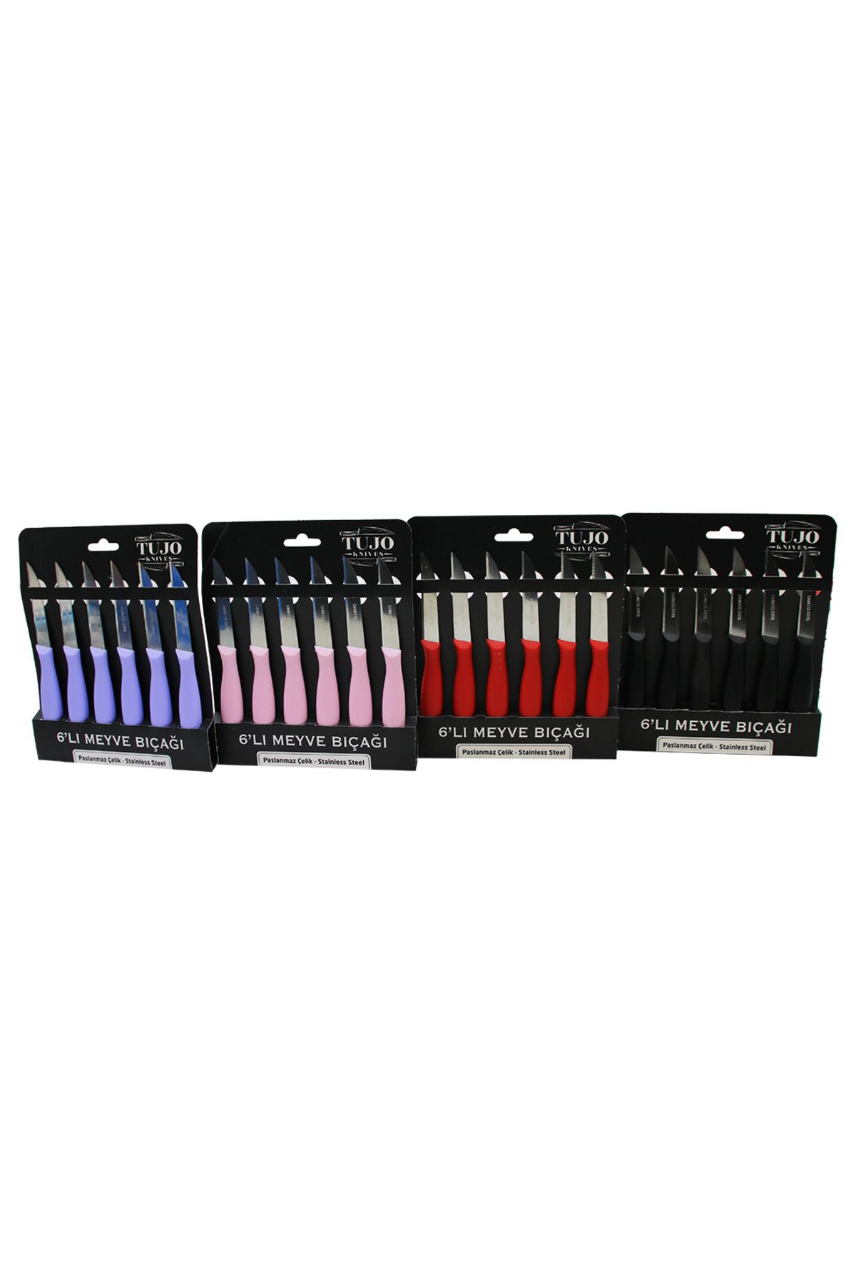 STOREMAX lbstorex 6 PARÇA MEYVE BIÇAK RENKLİ PLASTİK SAPLI Newdsng 1116818