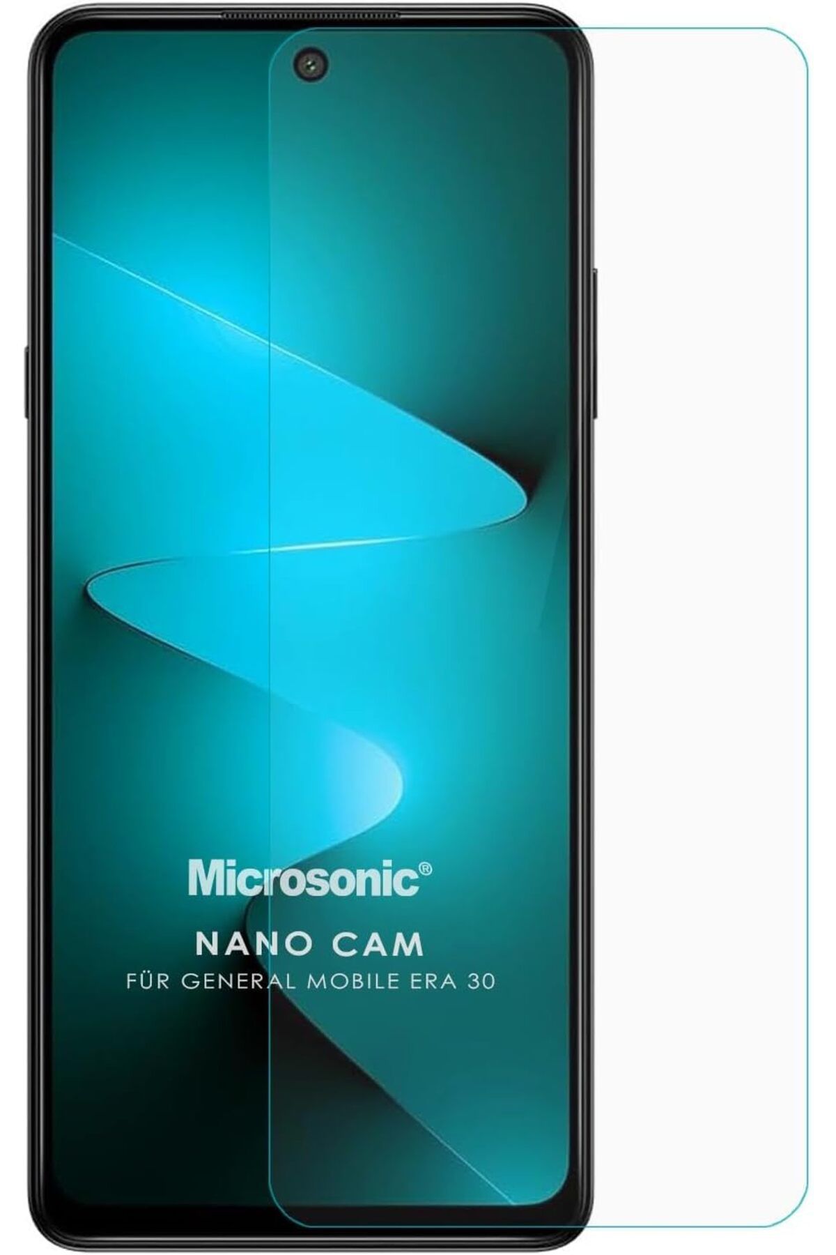 yenibagshop General Mobile Era 30 Nano Glass Cam Ekran Koruyucu [Era 30 ile Uyumlu Ekran Koruyucu - Şeffaf]