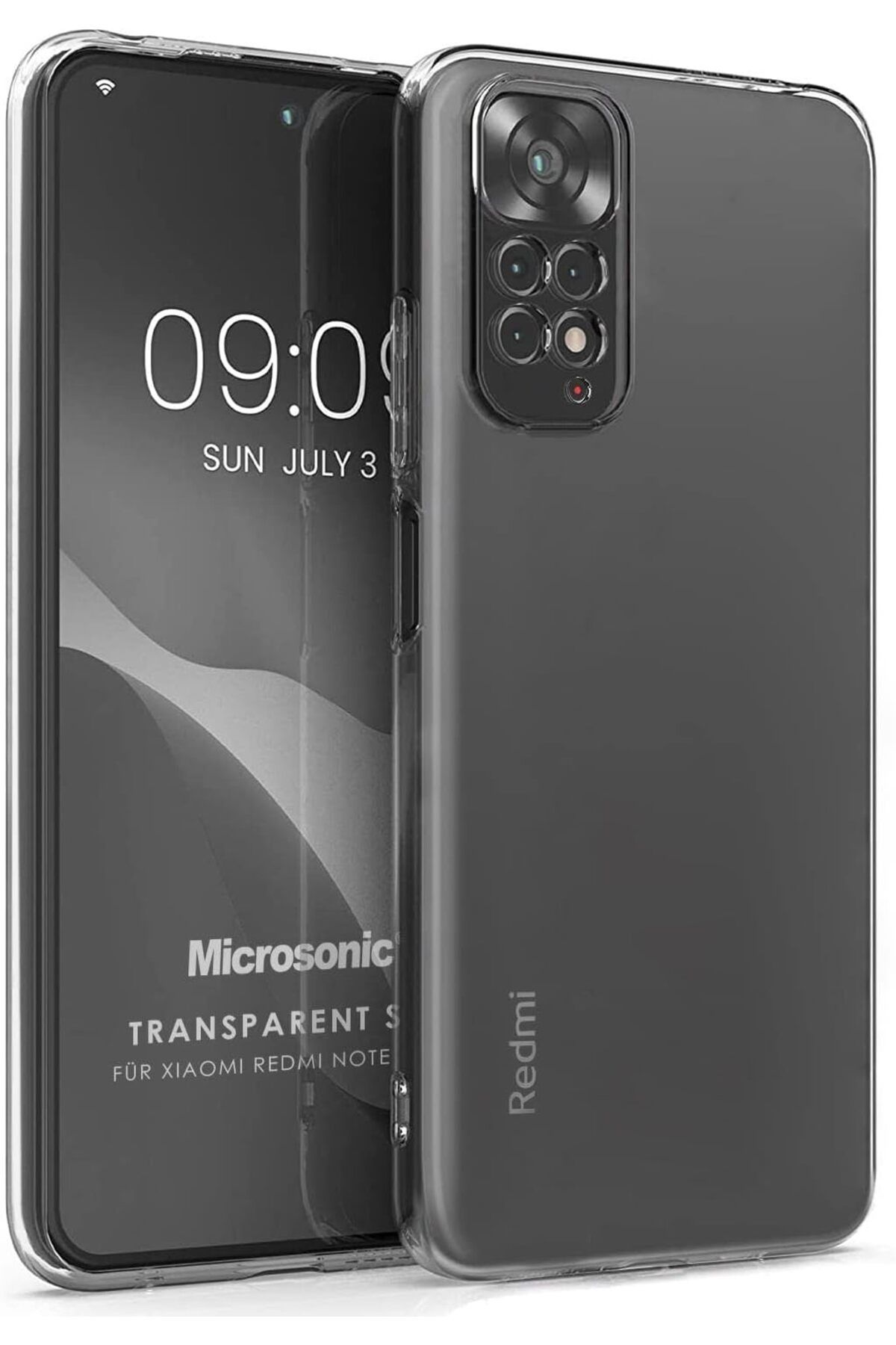 STOREMAX lbstorex Xiaomi Redmi Note 11 Pro 5G için Kılıf Transparent Soft Şeffaf [Redmi Note 11 Pro 5G il