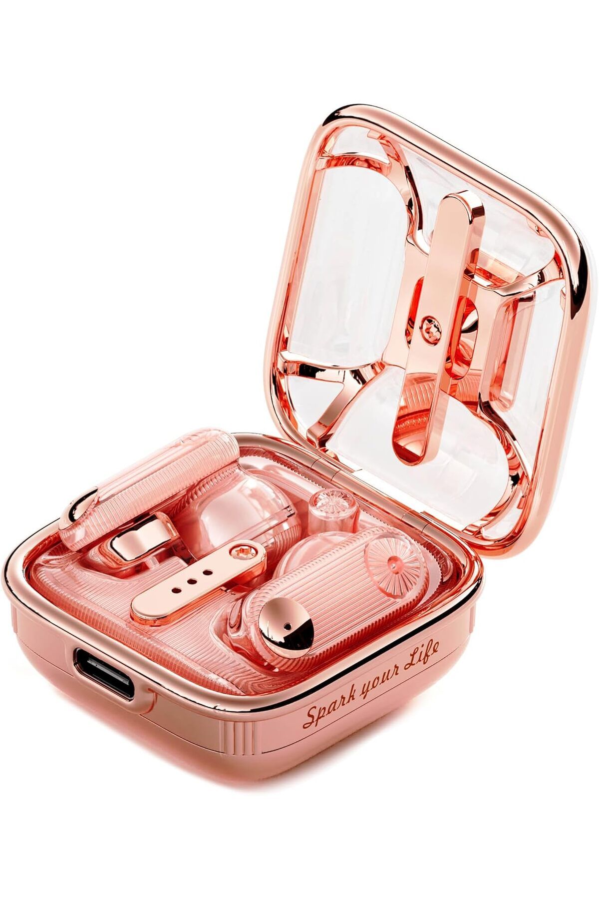 yenibagshop Spark Air Pembe TWS Bluetooth Kulakiçi Kulaklık