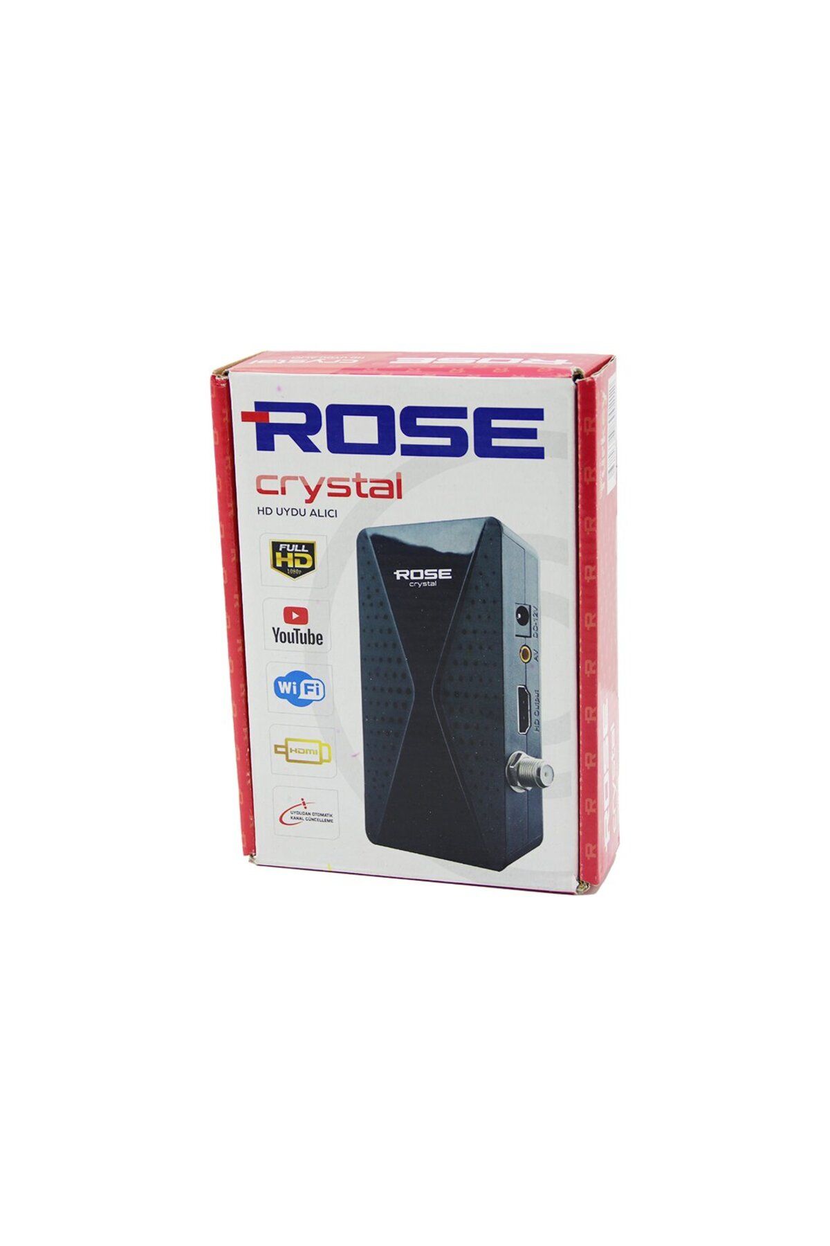 STOREMAX acelya ROSE CRYSTAL FULL HD UYDU ALICISI 1080P - HDMI - WİFİ - AV - YOUTUBE Star Shop Trend 10585