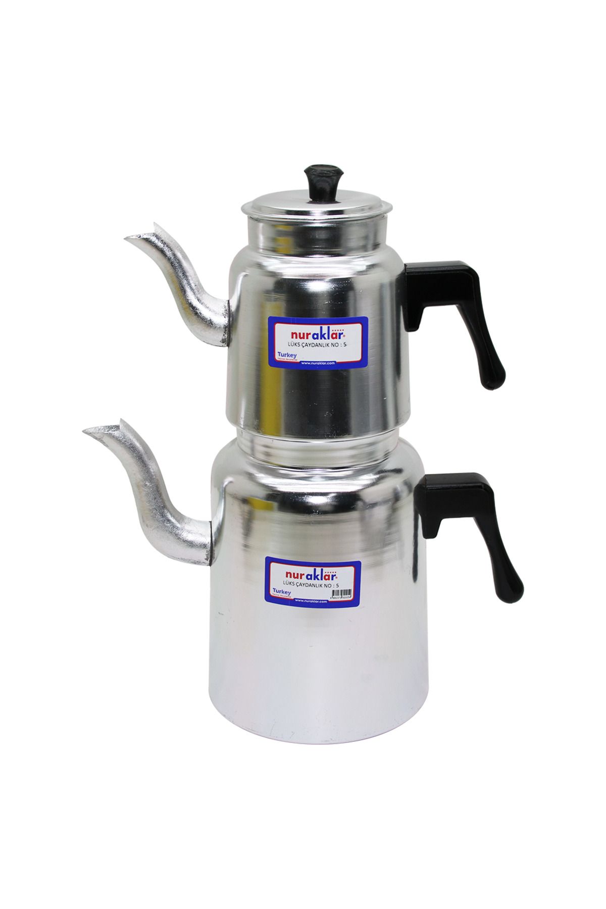 STOREMAX daliashops NO-5 LÜKS ALÜMİNYUM ÇAYDANLIK TAKIMI Star Collection 542167