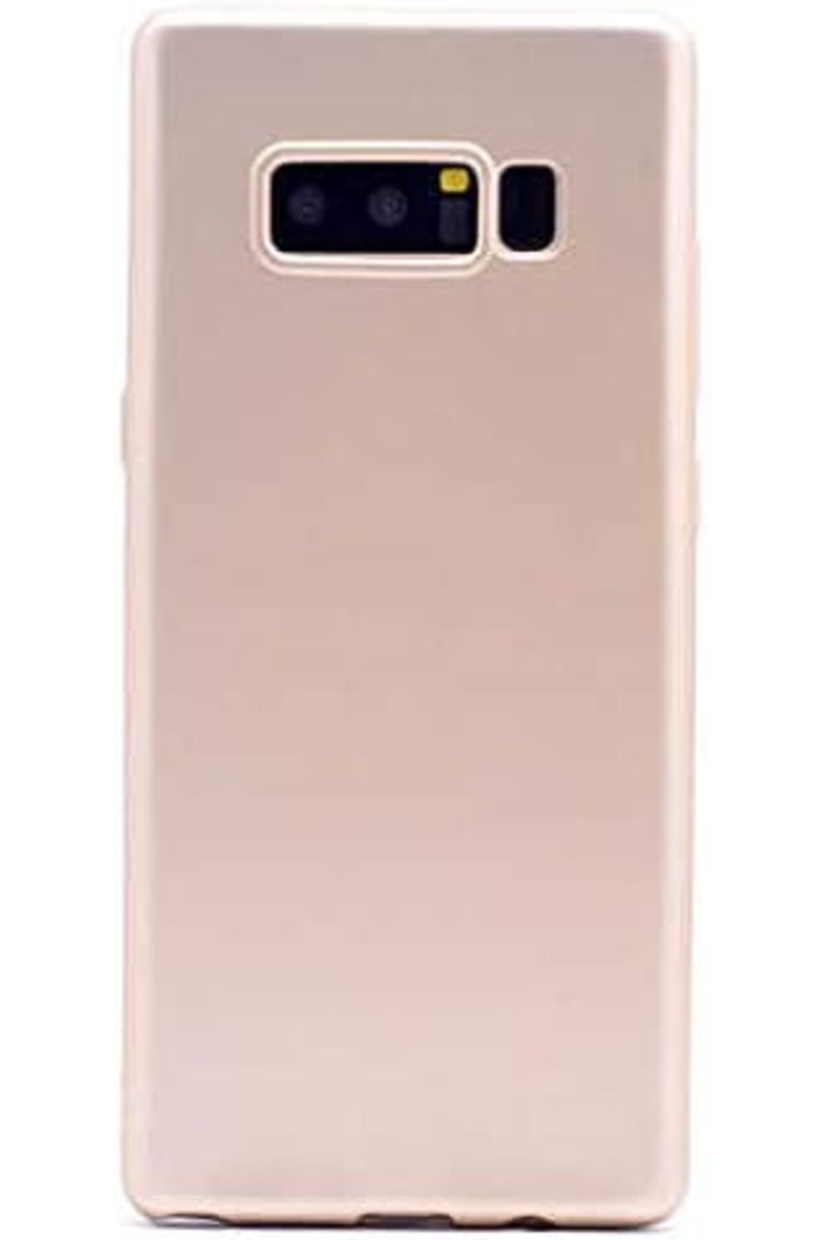 STOREMAX nffashopm Galaxy Note 8 Uyumlu Mat Yumuşak Silikon Kılıf (Altın Rengi) storestarx 1051353