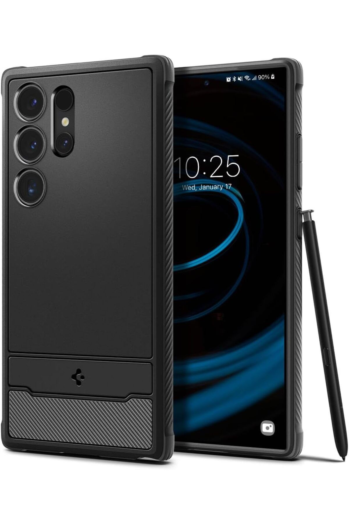 STOREMAX htpshopmx Galaxy S24 Ultra Kılıf Rugged Armor Matte Black - ACS07286 str http 1092444