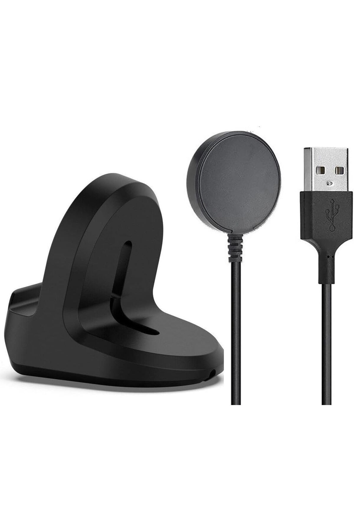STOREMAX nffashopm Manyetik Kablosuz USB Şarj Kablosu Ve Şarj Standı 2 in 1 Galaxy Watch 4 Classic 42mm S