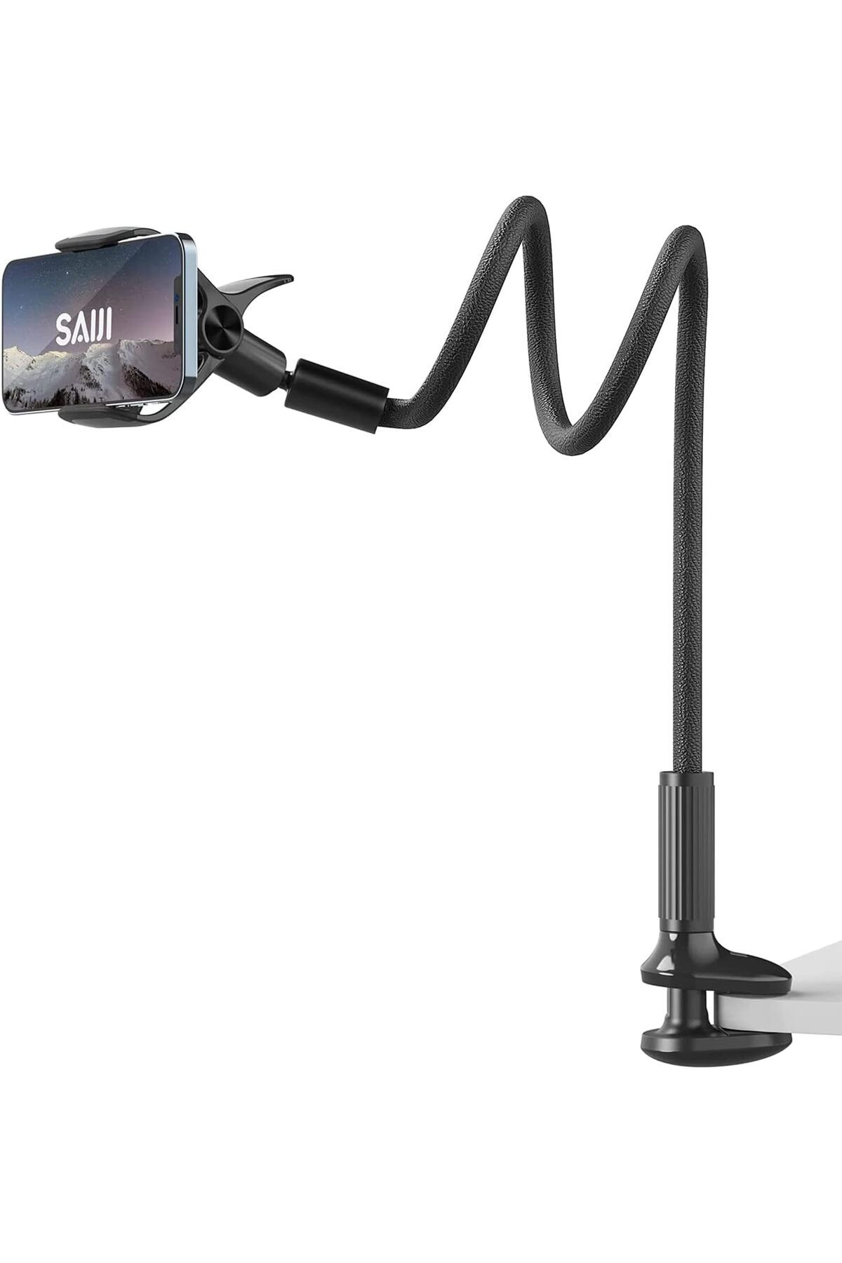 STOREMAX buxystorem SAIJI IVY-95 Akrobat Esnek Telefon Tutucu, Uzunluğu 38.6” Esnek Deri Sarmalı Kol Hava