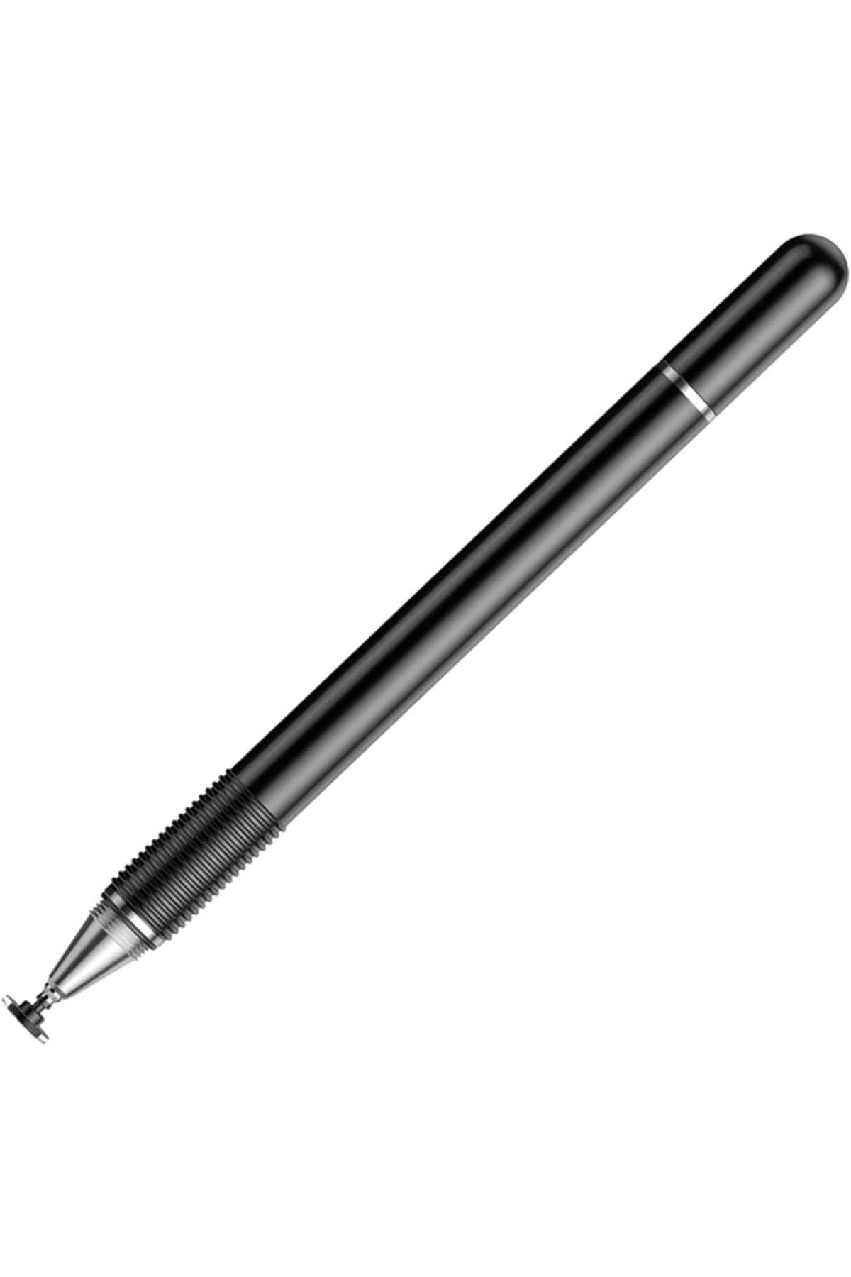 STOREMAX daiviolastore Golden Cudgel Stylus, Tablet ve Telefon Kalemi, Siyah, Yumuşak Silikon Uçlu, Çok Am