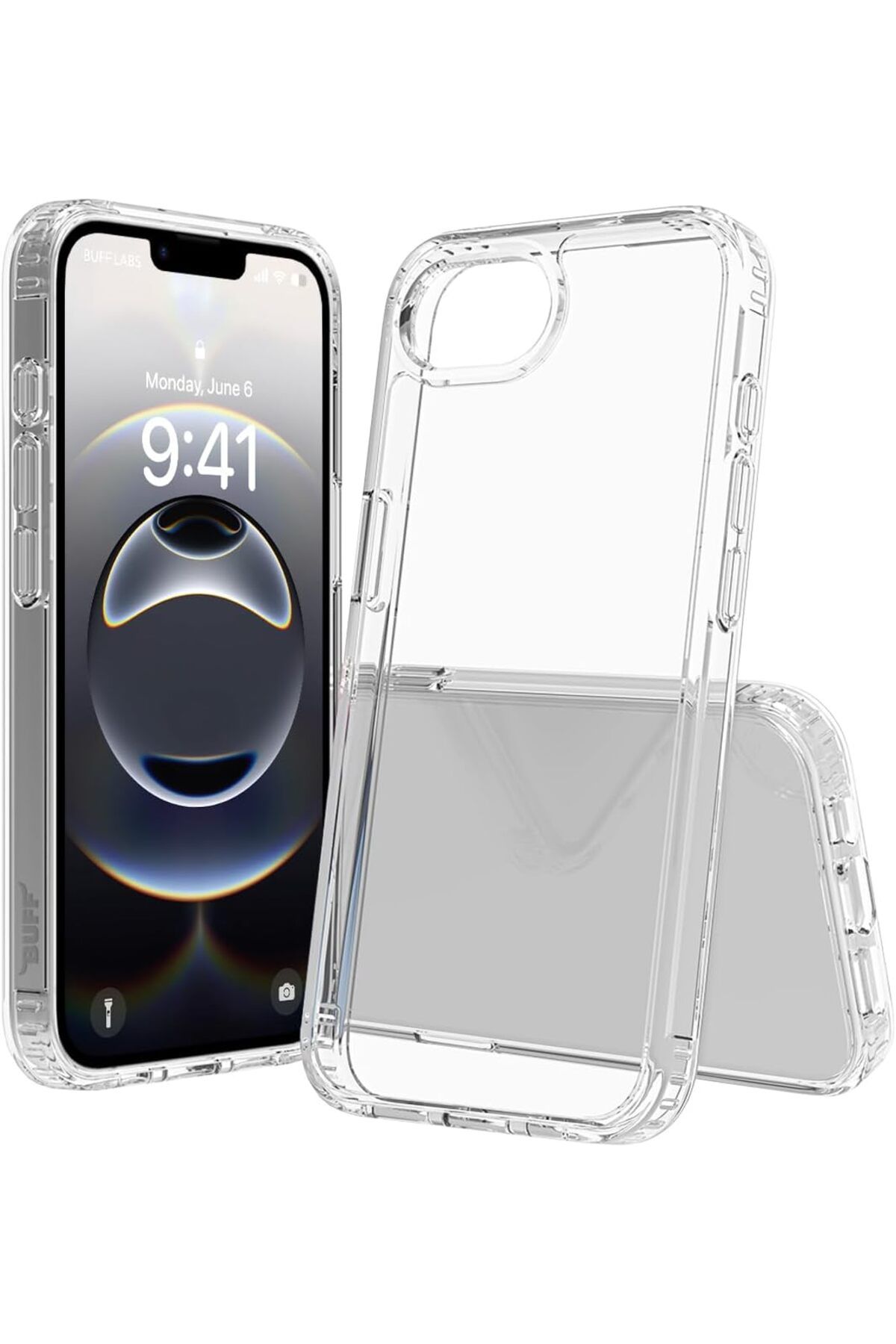 STOREMAX htpshopmx LABS iPhone 16E ile Uyumlu Air Hybrid Darbe Emici TPU + PC Şeffaf Kılıf str http 1092444