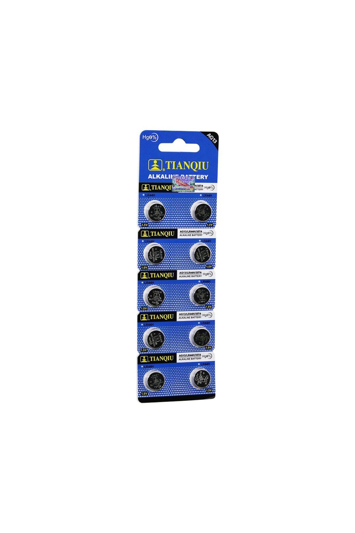 STOREMAX daliashops AG13 SAAT PİLİ LR44H/357A - 1.5V 10LU KART Star Collection 542167