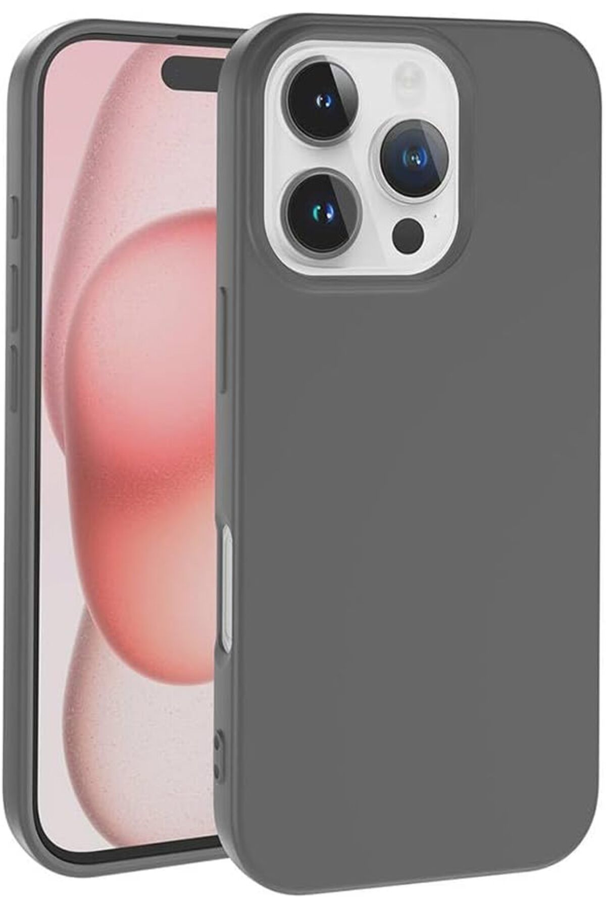 STOREMAX cmllashop İle Uyumlu iPhone 16 Pro Kılıf ZORE LSR Lansman Kapak Titanyum-Gri 542093