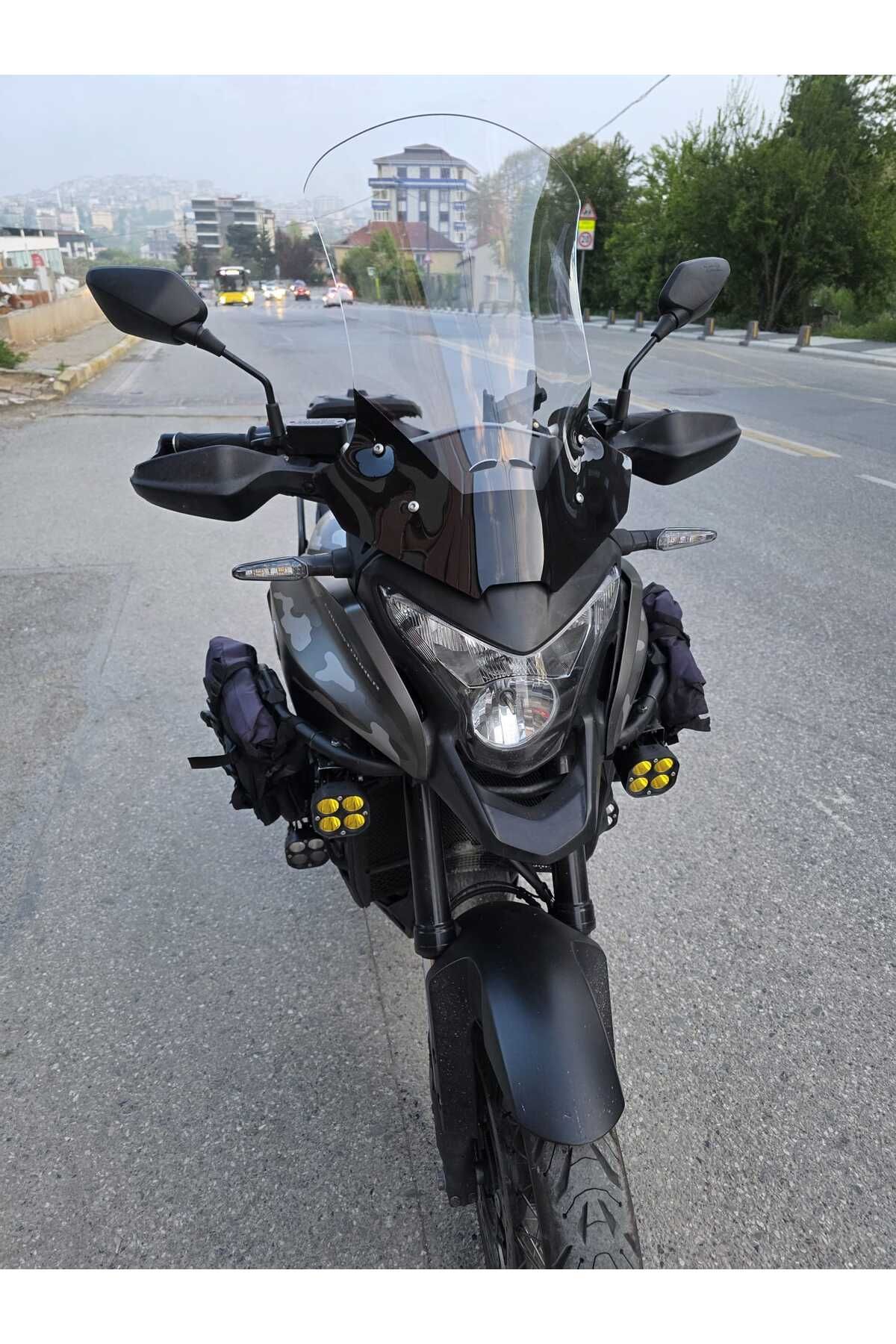 Honda VFR 1200 Siperlik Ön Cam 2012-2015 Model 58cm Şeffaf Renkli 4mm