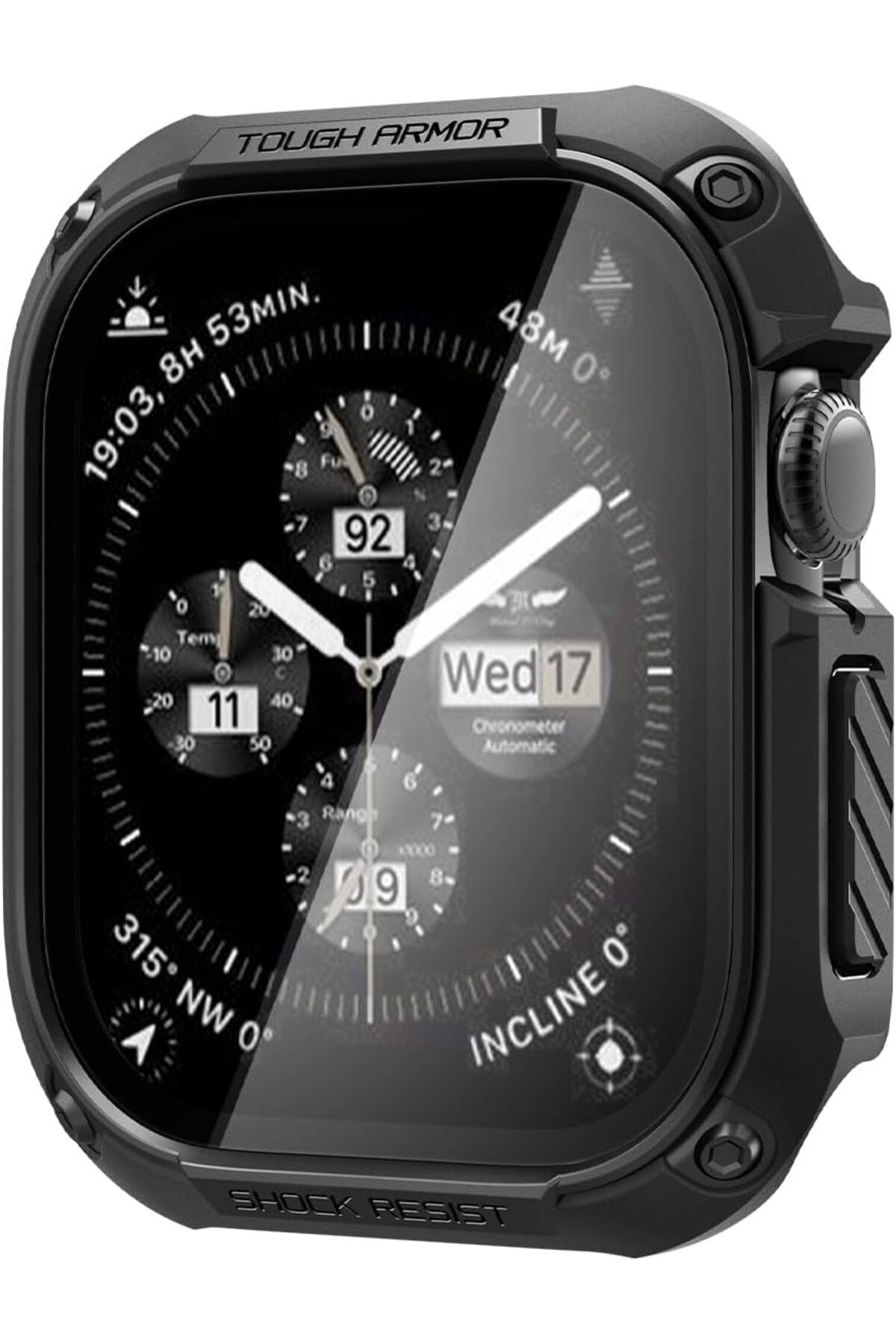STOREMAX nffashopm Watch 46mm Seri 10 Kılıf Tough Armor Black - ACS08603 storestarx 1051353