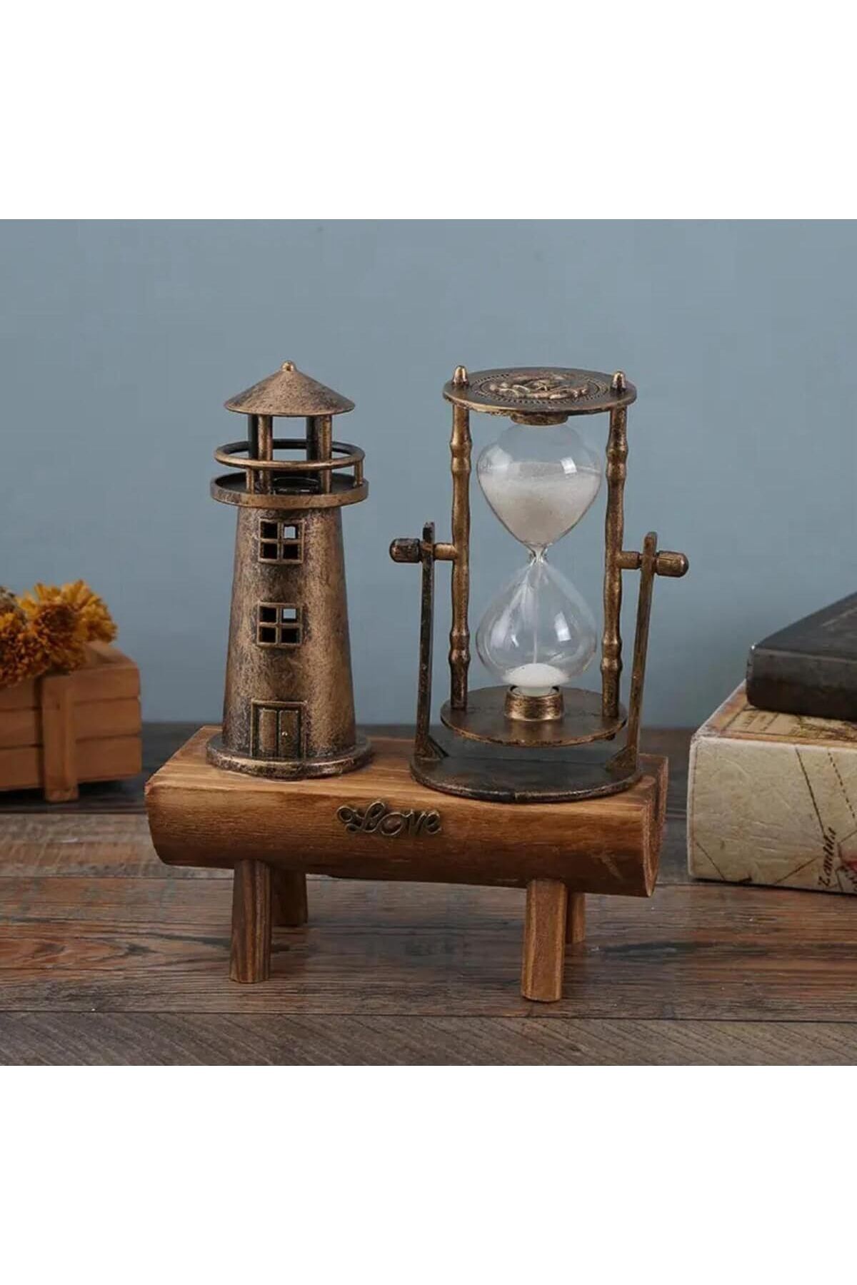 STOREMAX Keman Kum Saati Retro Vintage Vintage Severler için Ev Masaüstü Dekorasyon Doğum Günü