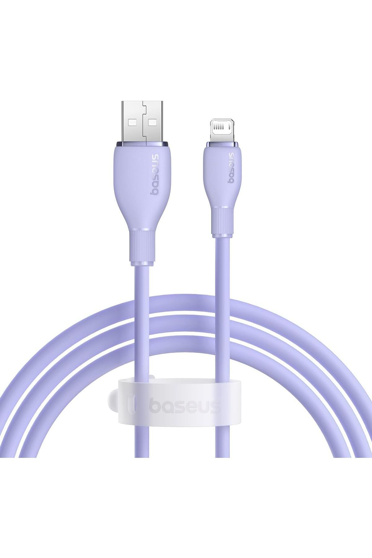STOREMAX cmllashop Pudding Hızlı Şarj Özellikli Lightning Kablo 2.4A 1.2 Metre, Mor 542093