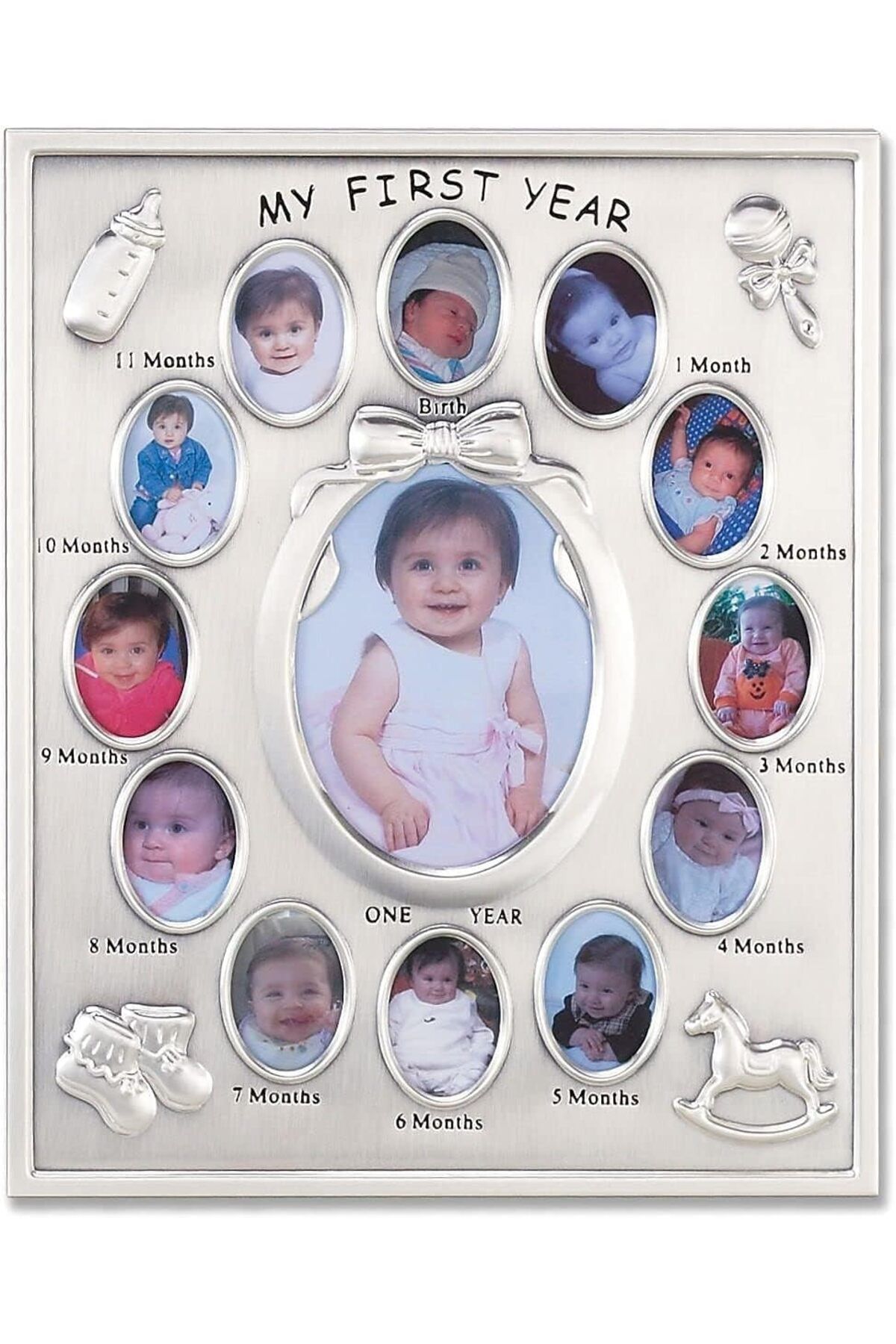 STOREMAX htpshopmx Frames Silver Plated My First Year Picture frame str http 1092444