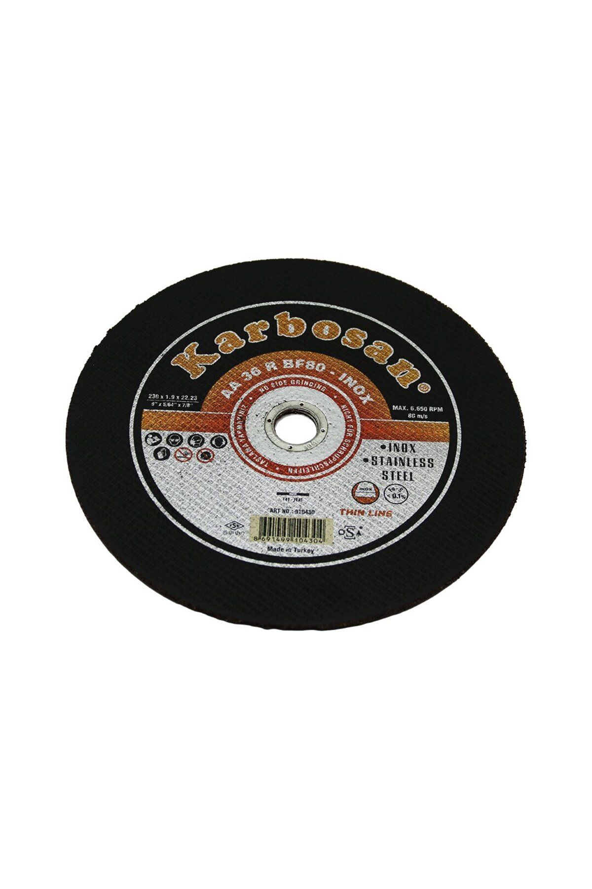 STOREMAX ysstorex İNOX METAL KESİCİ DİSK 230MMX1.92X22 StarColxlection 655141