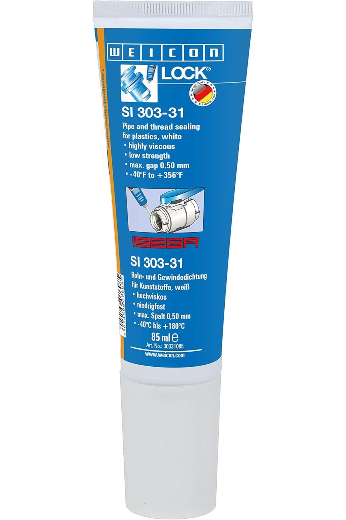 MCreative SI 303-31 | 85 ml | Endüstriyel Yapıştırıcı ve Sızdırmazlık Malzemesi | Boru ve Flanş Sızdırmazlığı