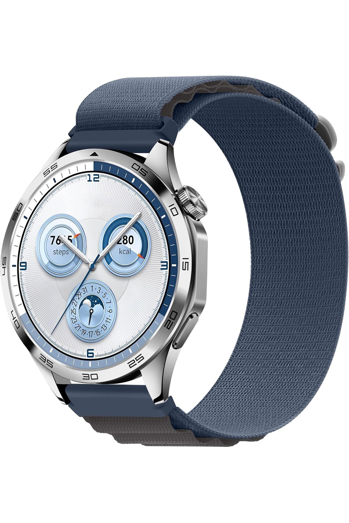 STOREMAX htpshopmx 22mm ile Uyumlu Saatler için Alpine Loop 46mm Yumuşak Kumaş Kordon Watch (GT5 Pro/GT5/