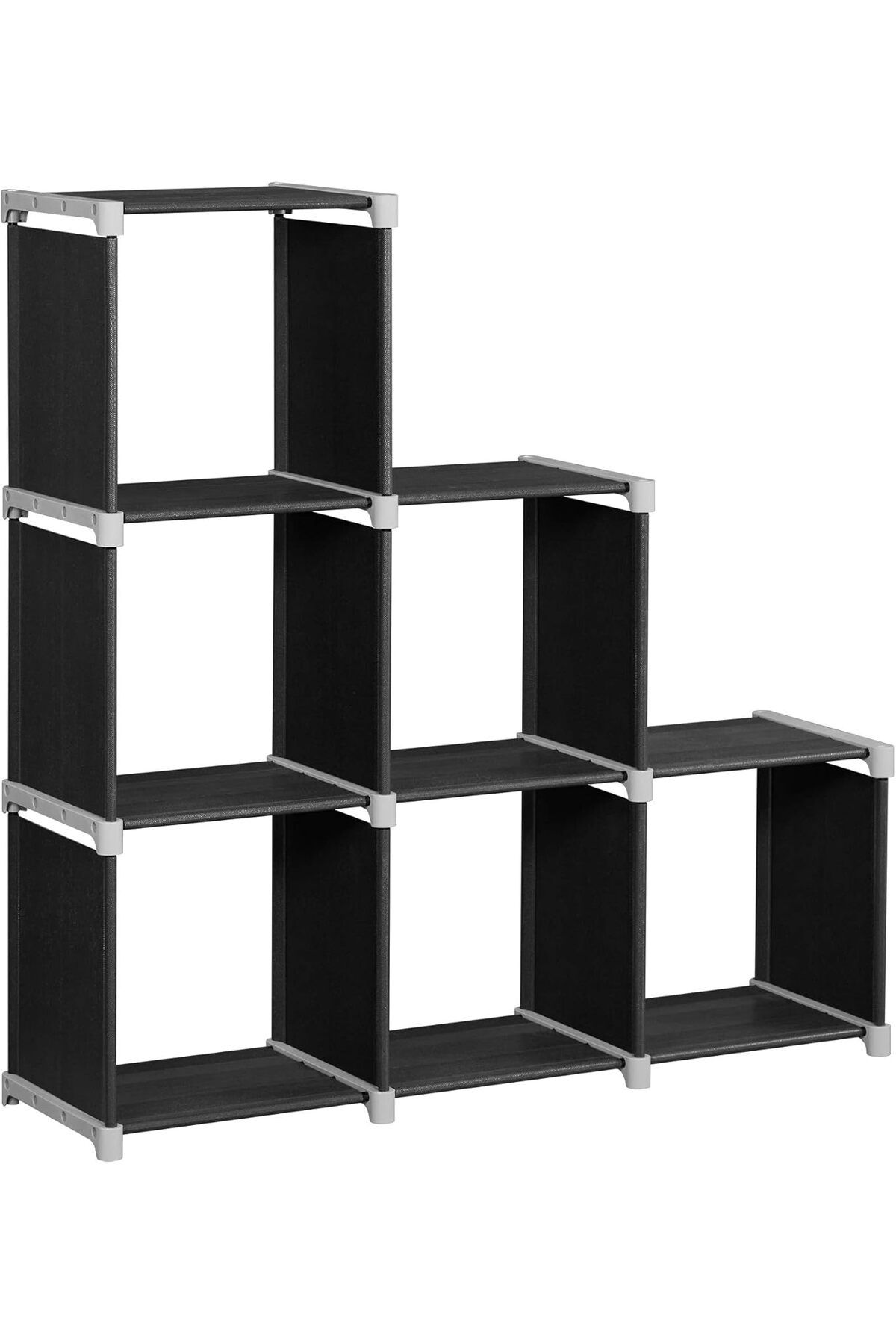 STOREMAX 6'lı Küp Kitaplık, DIY, Oturma Odası için Organizatör, Siyah LSN63H storestarx 10513