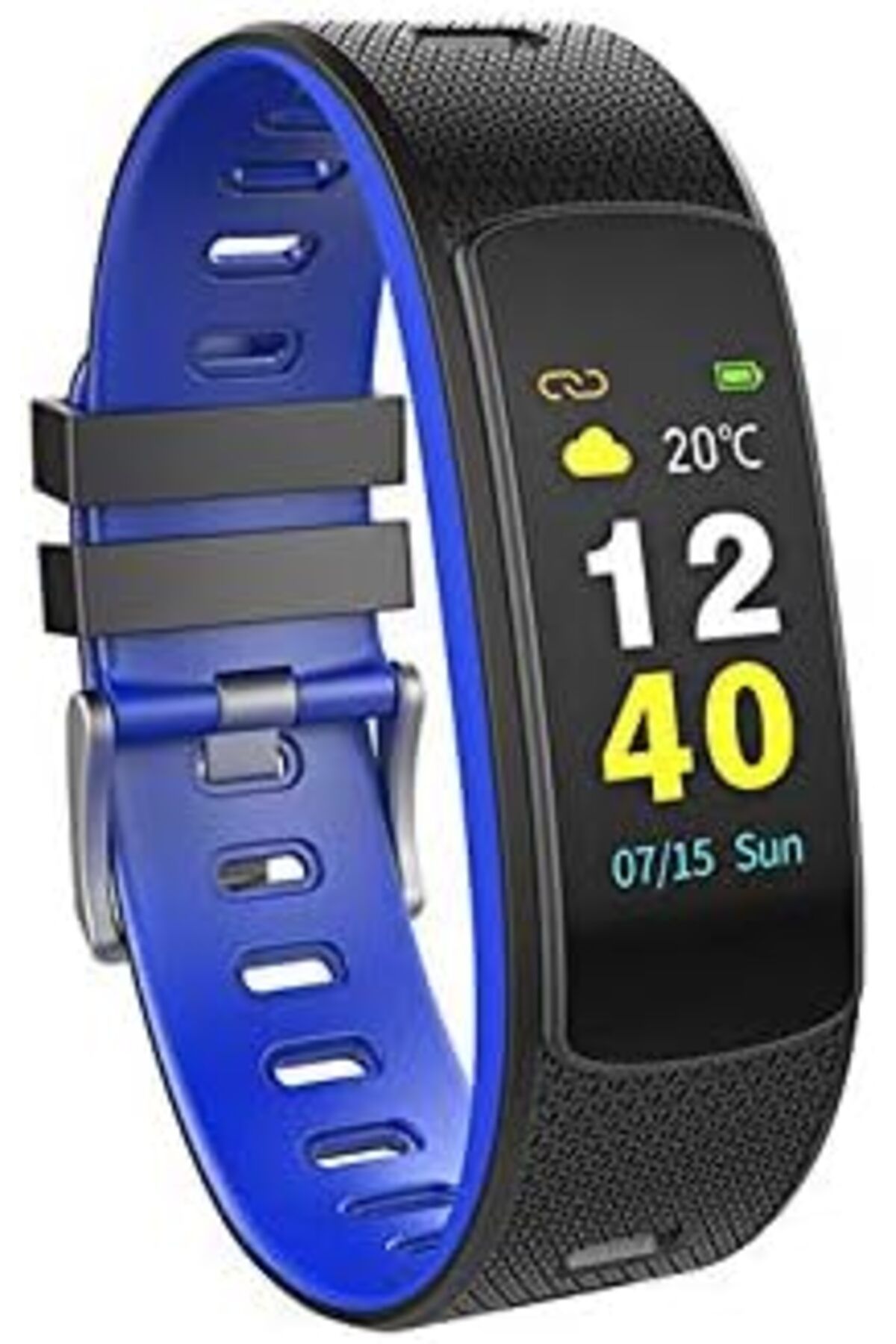 STOREMAX nffashopm Ever Fit W45 Android/IOS Smart Watch Full Dokunmatik Renkli Ekran Mavi/siyah Akıllı Bile