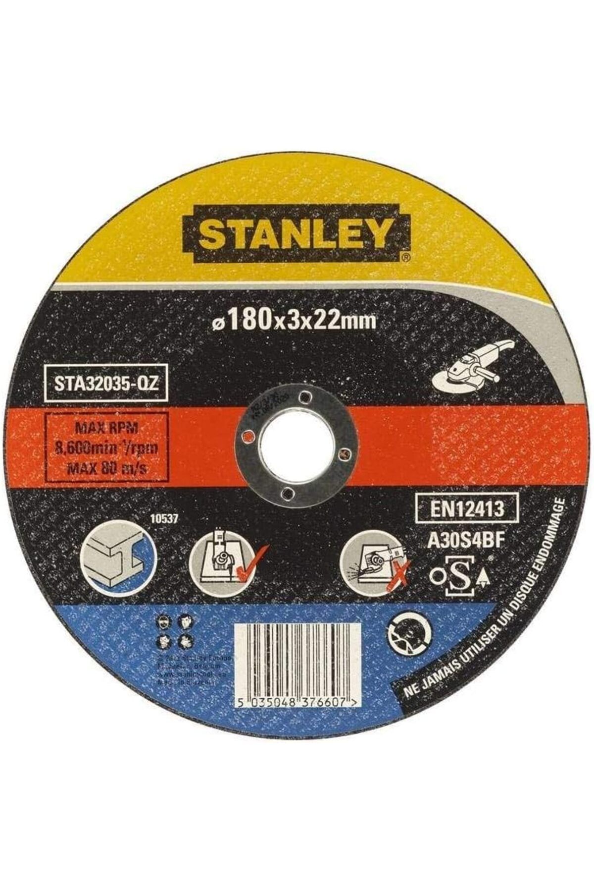 STOREMAX nffashopm STA32035-QZ Metal Kesim Diski, 180x22x3.2 mm storestarx 1051353