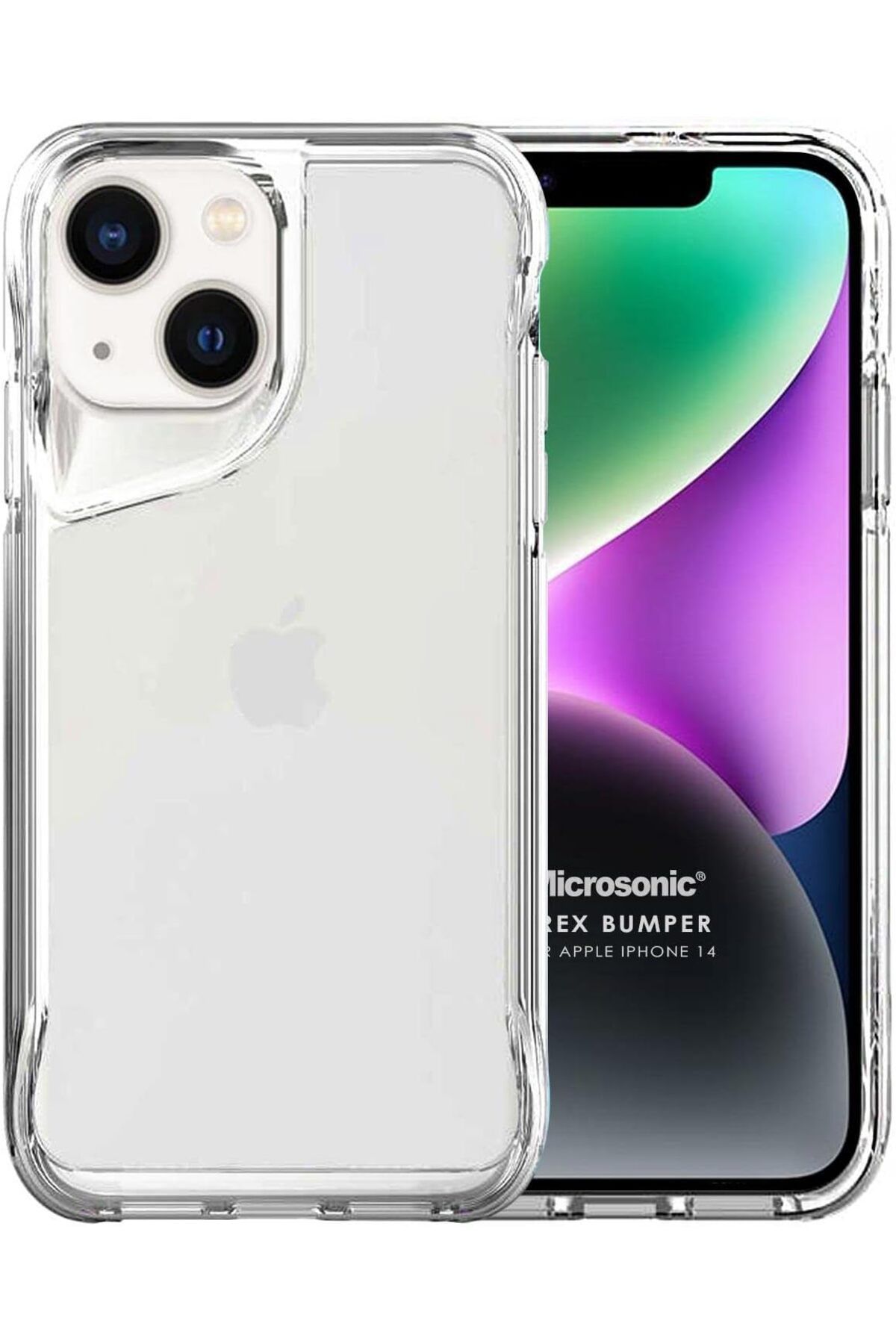 STOREMAX nffashopm iPhone 14 için Kılıf Trex Bumper Şeffaf [iPhone 14 ile Uyumlu Kılıf - Şeffaf] store