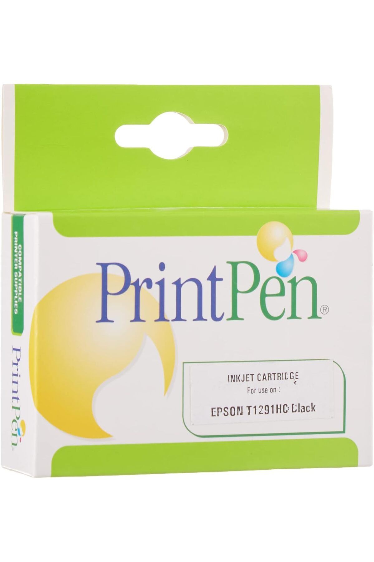 STOREMAX cmllashop EPSON T1291XL Siyah Yüksek Kapasite (18ml.) Muadil Mürekkep Kartuşu 542093