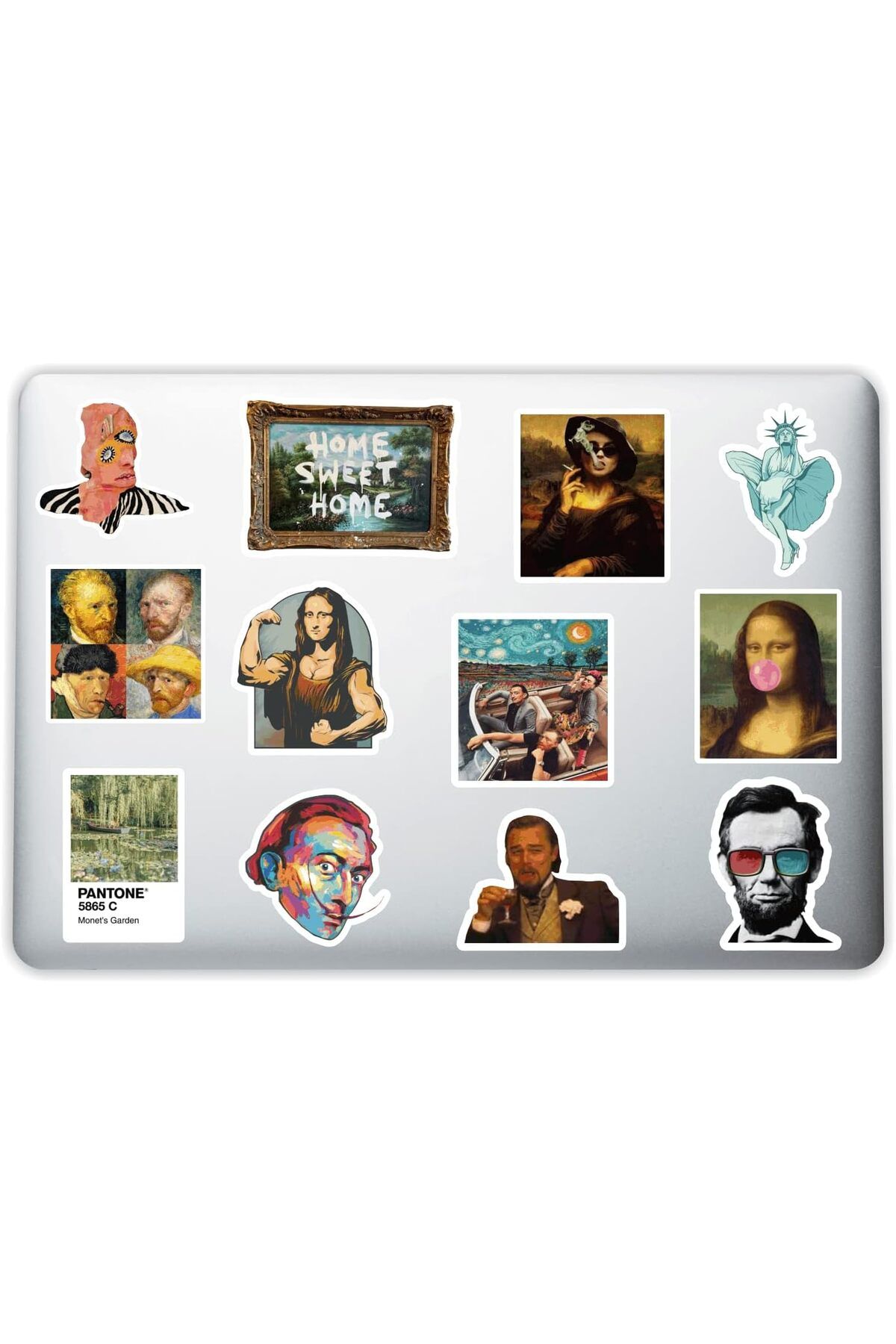 STOREMAX glpzr Aksesuar Art Sanat Temalı Dekoratif Laptop Notebook Tablet Telefon Sticker Set 009 trendybuy