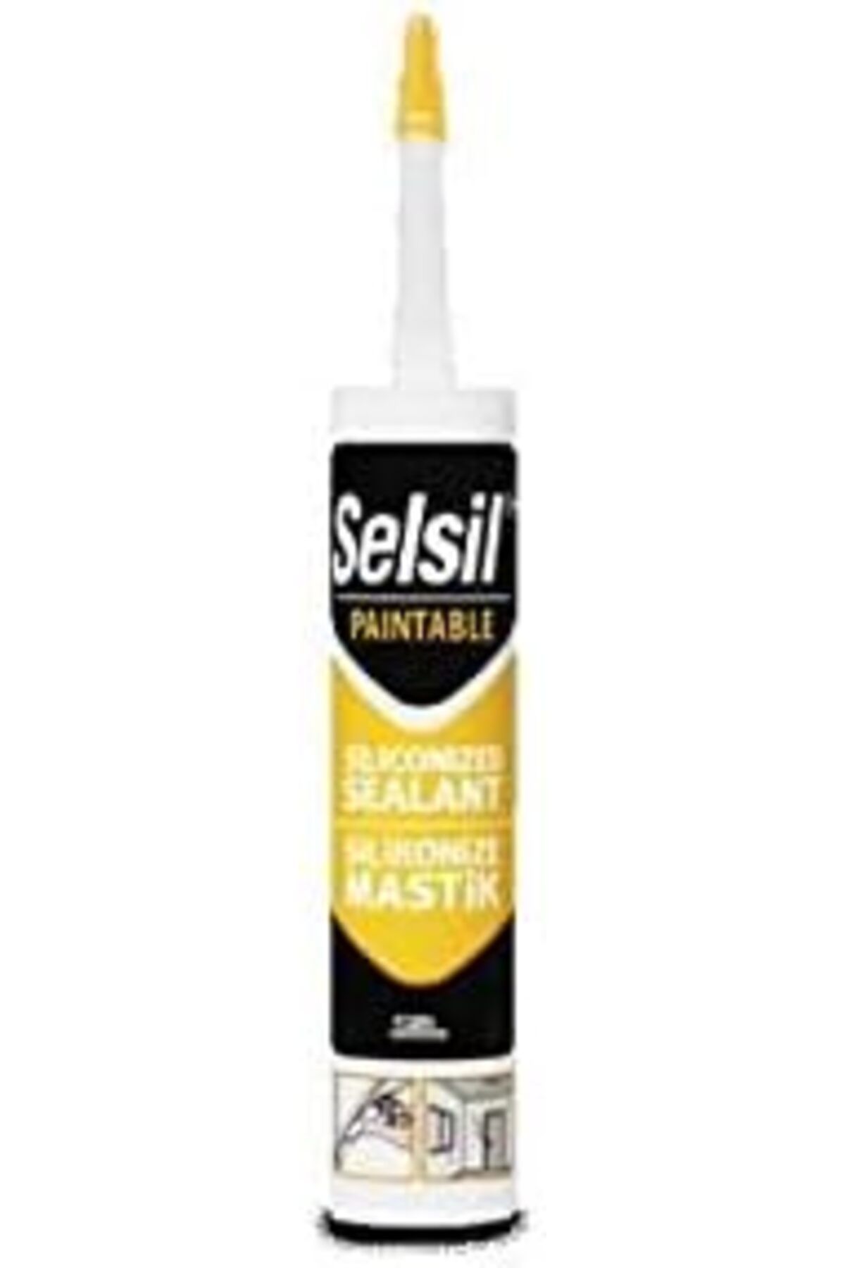 MCreative Silikonize Mastik Antrasit Gri 500 Gr