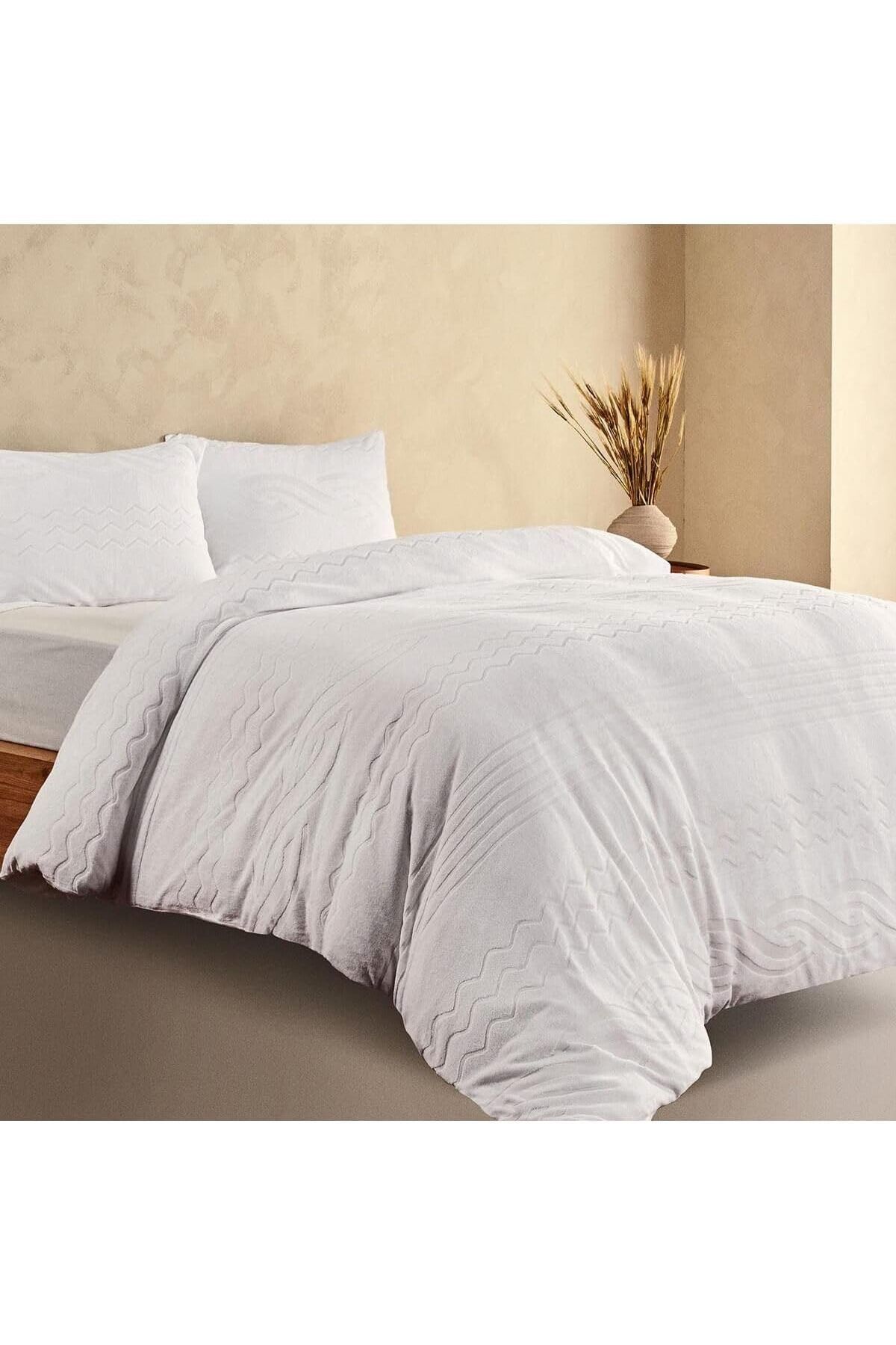 STOREMAX glpzr Claire Mariam Tek Kişilik Nevresim Seti Kırık Beyaz trendybuy 1109110