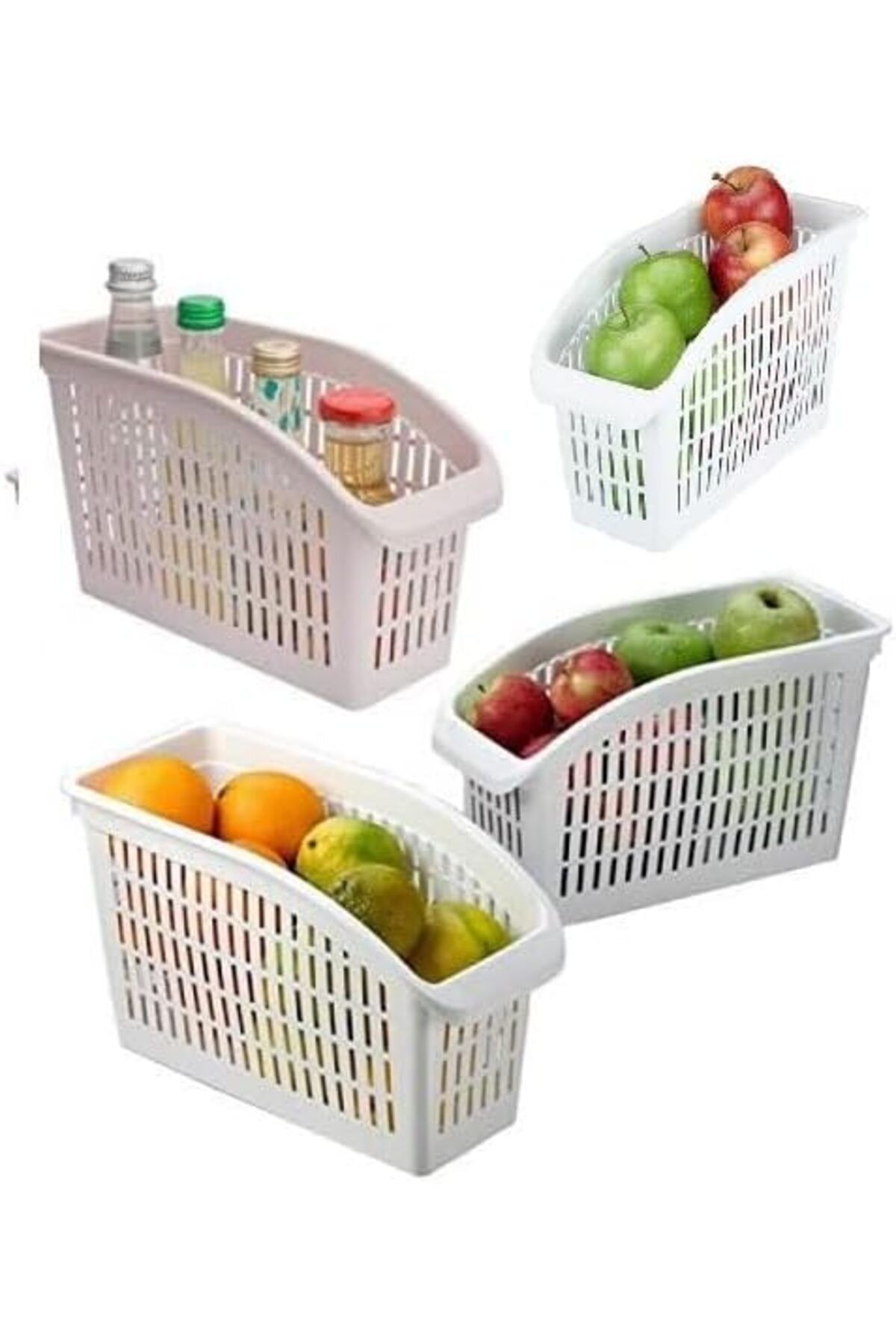 STOREMAX nffashopm Home Buzdolabı Düzenleyici, Organizer 4 lü Set storestarx 1051353