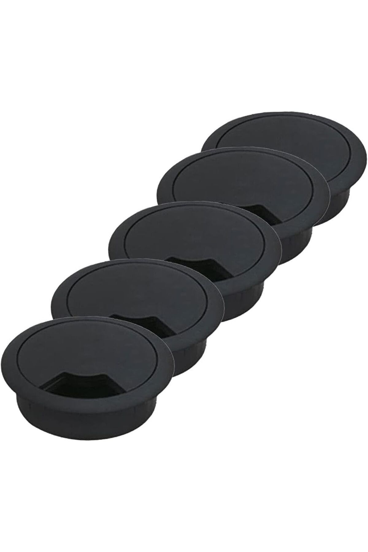 STOREMAX lvnmblya Masa Üstü Kablo Kanalı Deliği Kapağı Siyah Masa Kapağı 6 cm (5 ADET) Shop Deesing 2