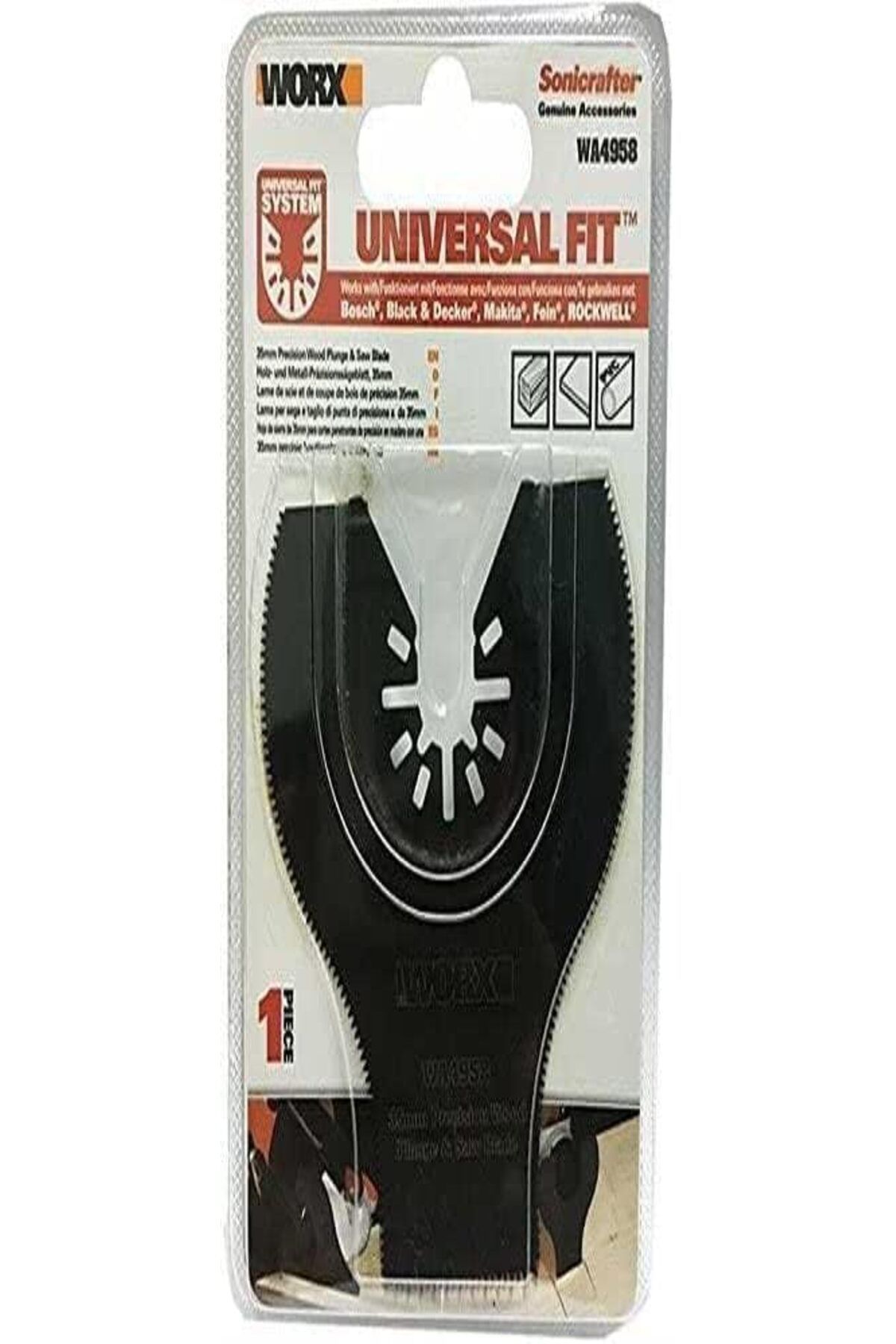 STOREMAX nffashopm WA4958 Çok Amaçlı Raspalama Makinesi için 35x80mm 180˚ Ahşap, Fiberglas, PVC Univers