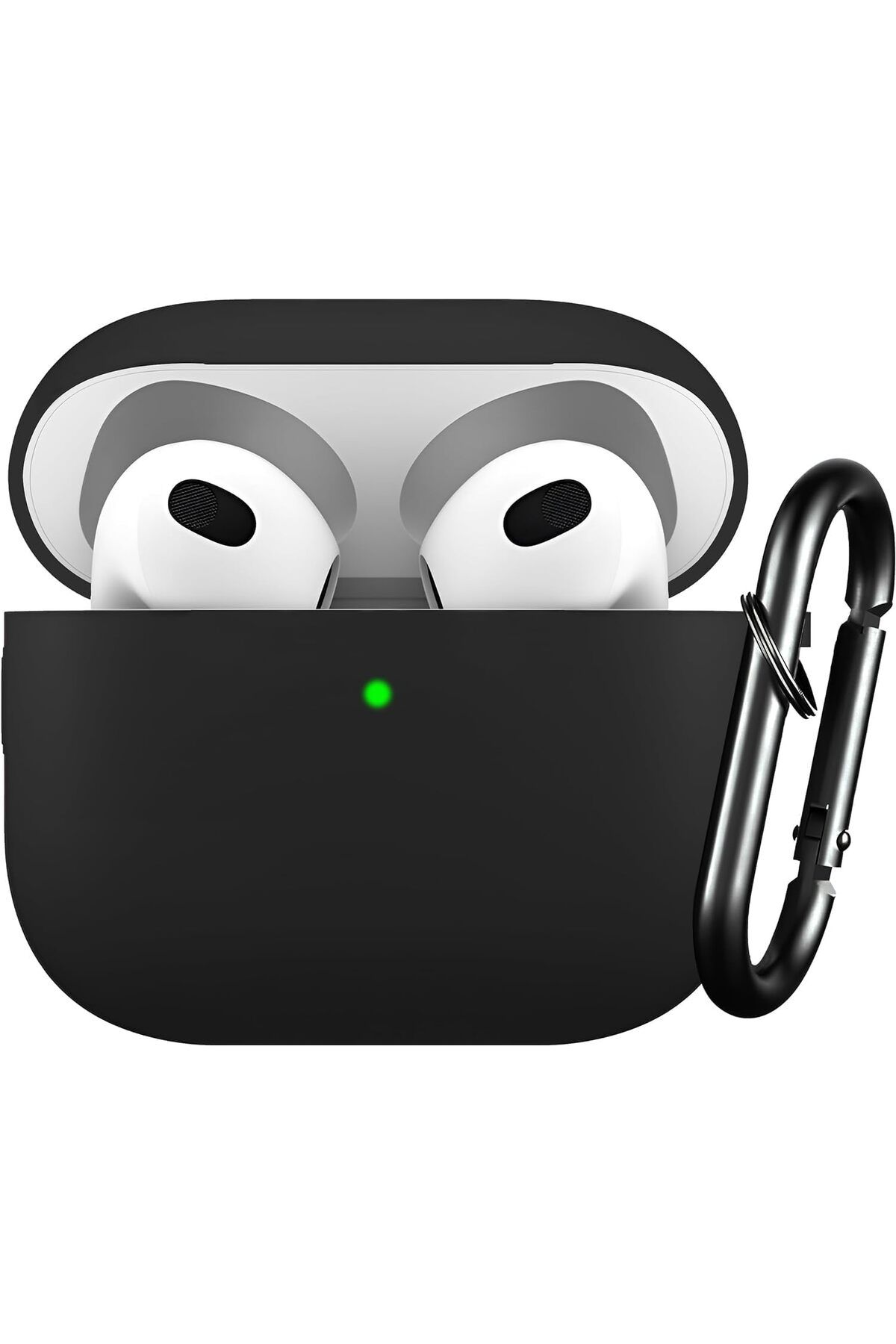 yenibagshop Airpods 3 Lansman Silikon Kılıf (Siyah)