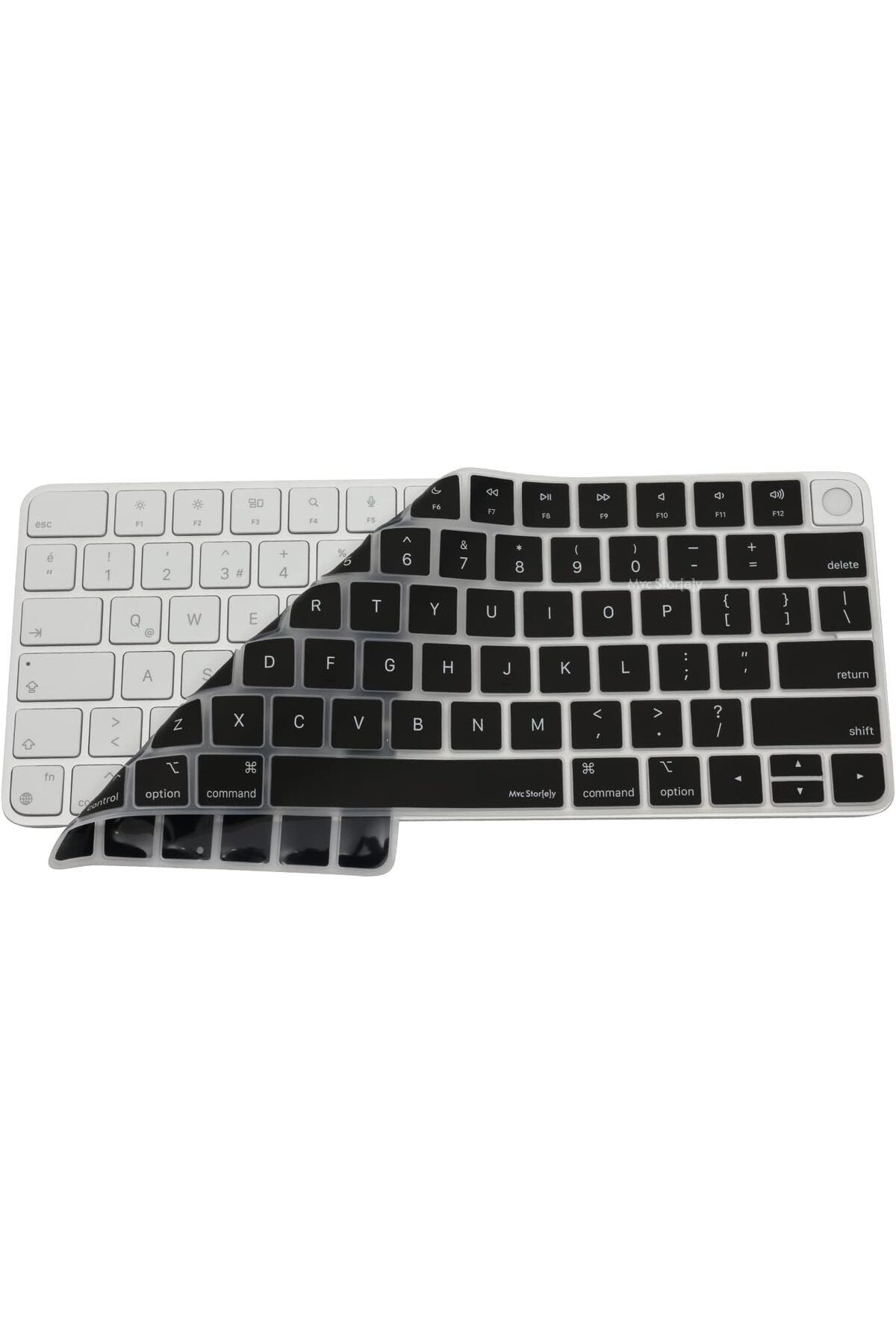 STOREMAX nffashopm Magic Keyboard 3 A2449 A2450 ile Uyumlu Klavye Koruyucu (US-İngilizce) LockKey TouchID'li